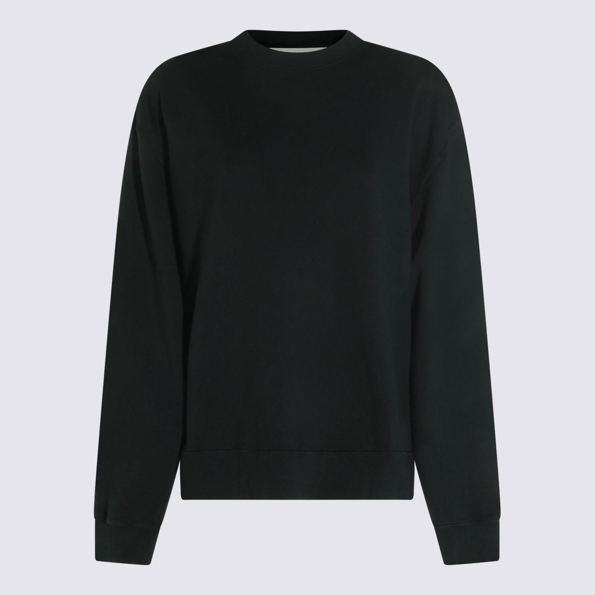 golden goose black cotton sweatshirt