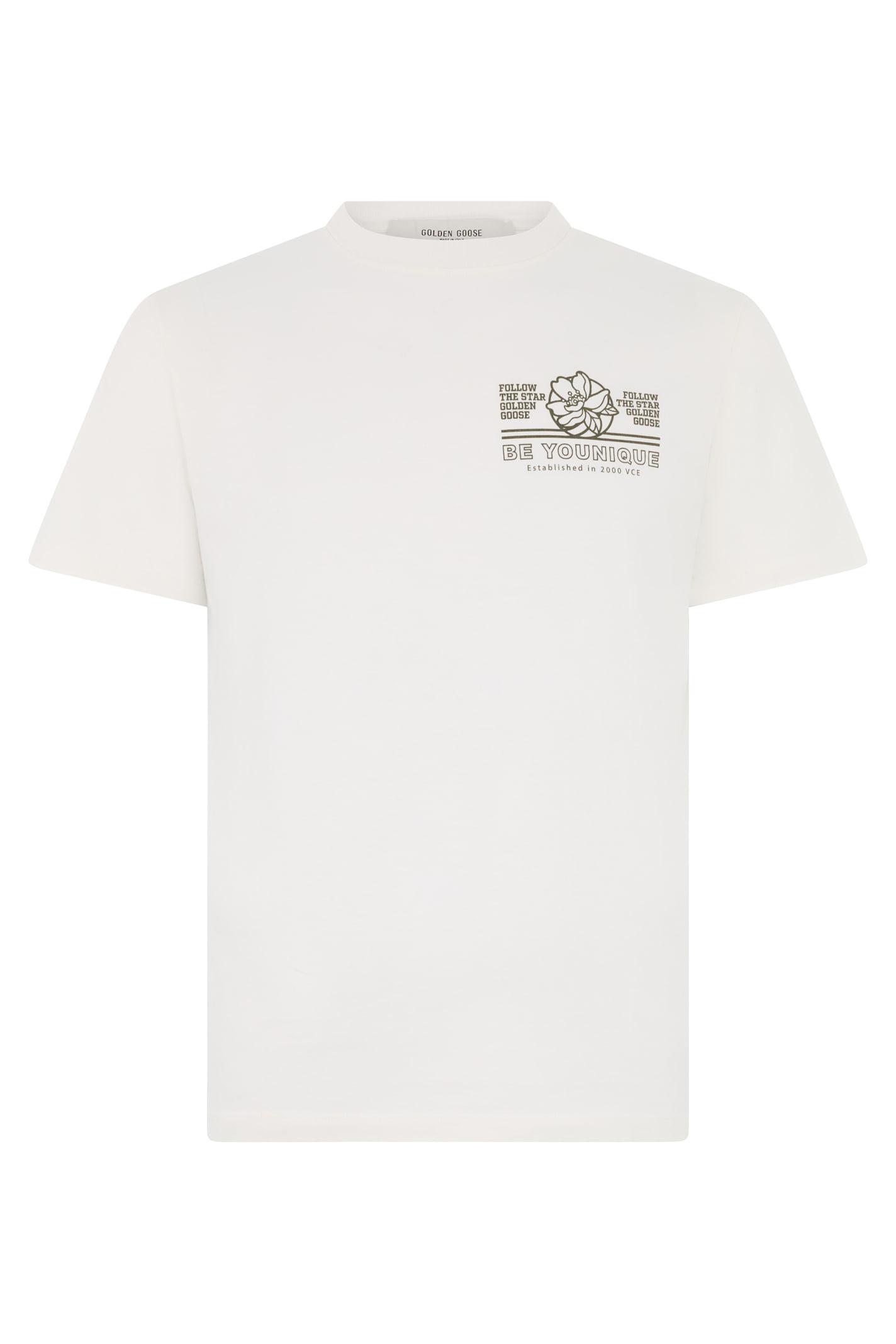 golden goose cotton crew-neck t-shirt