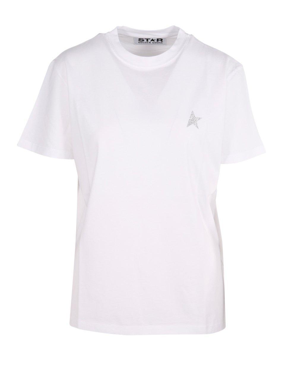 golden goose cotton crewneck t-shirt