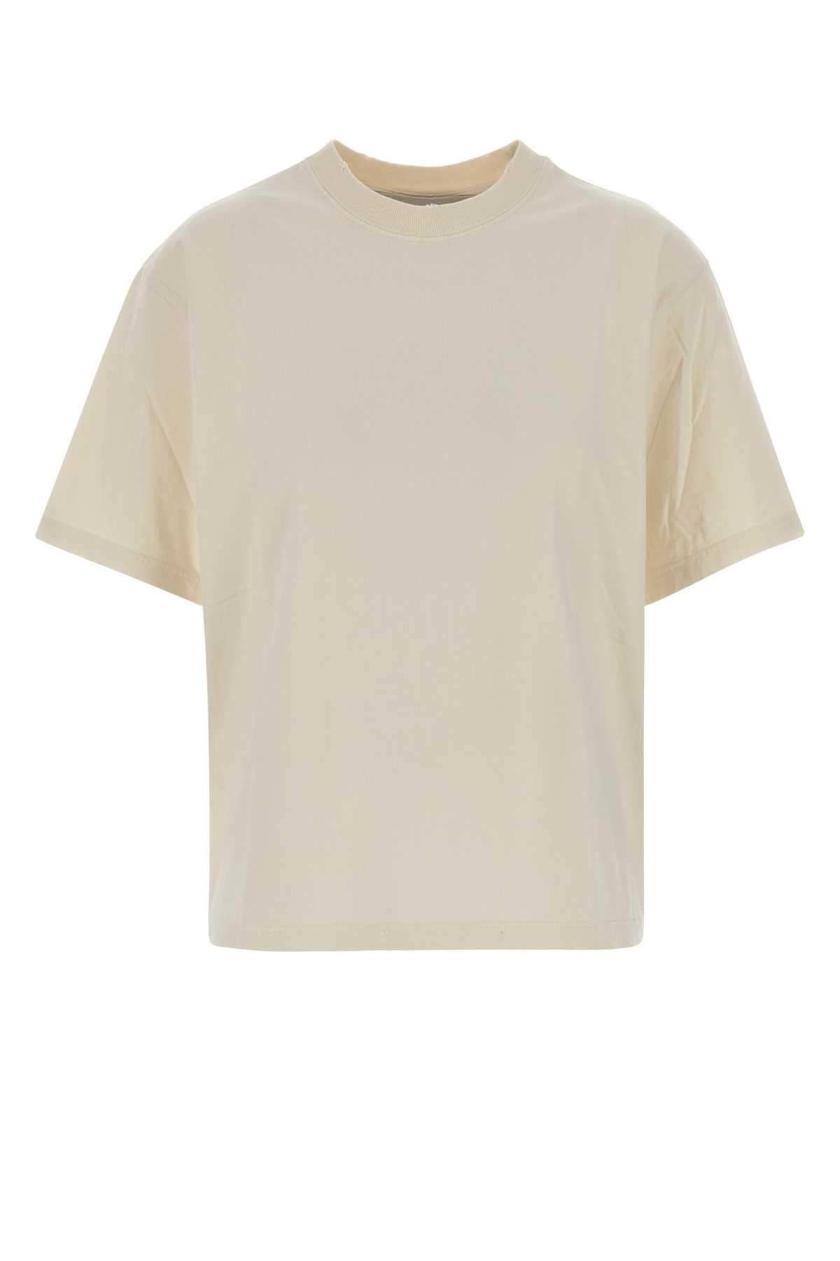 golden goose cream cotton t-shirt