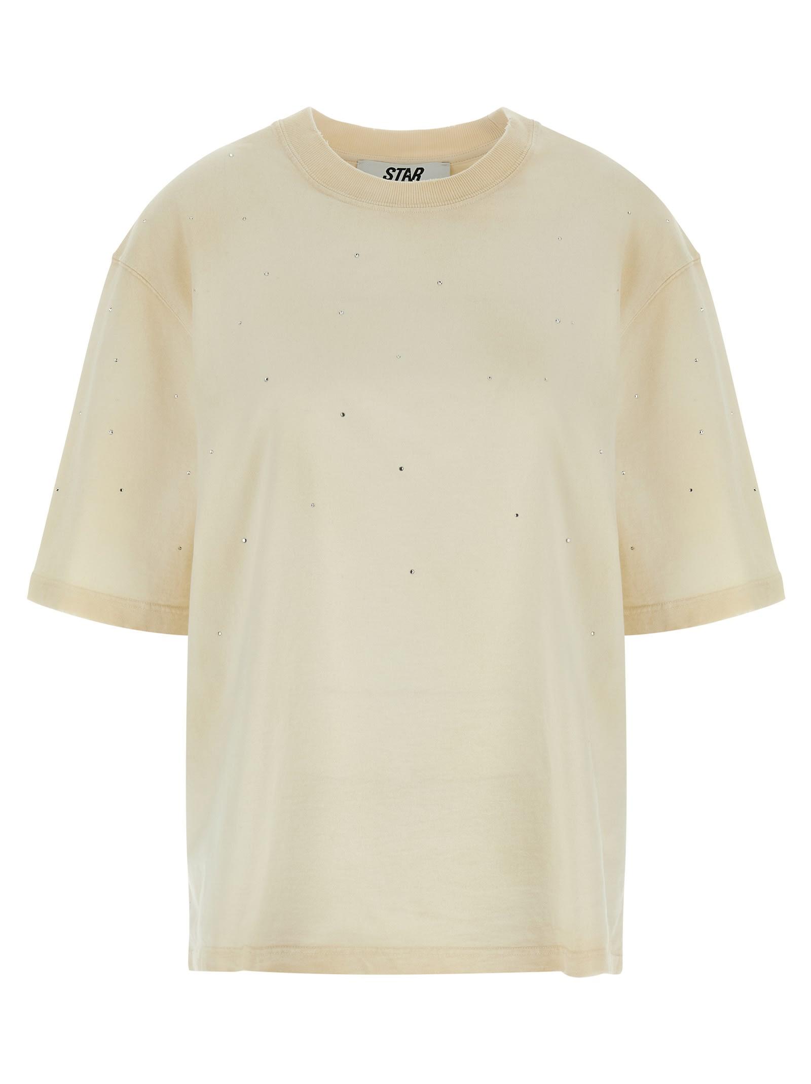 golden goose crystal t-shirt