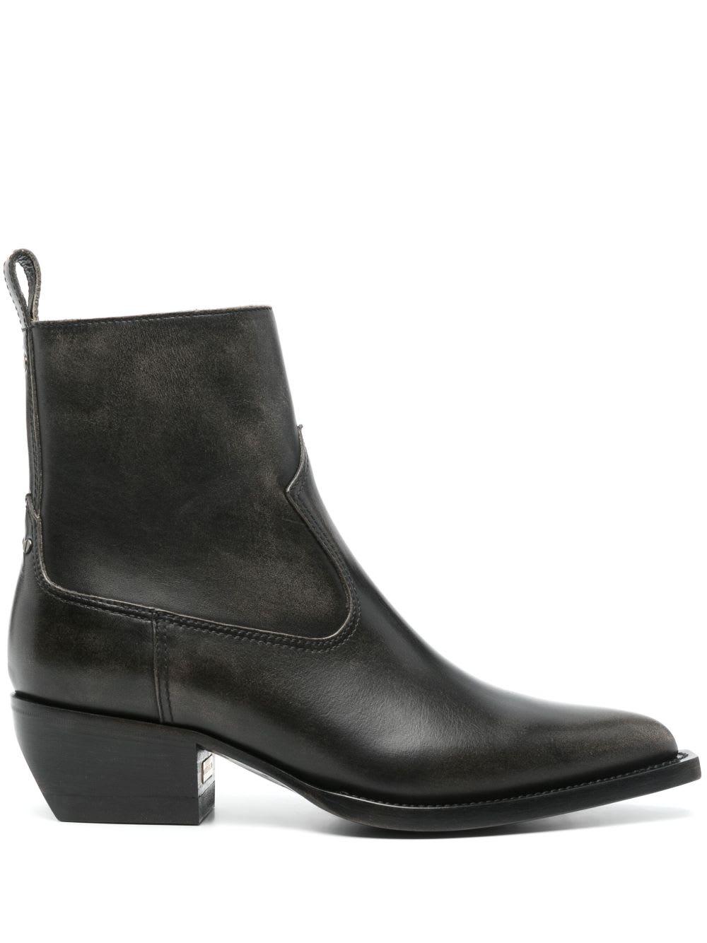 golden goose debbie leather boots