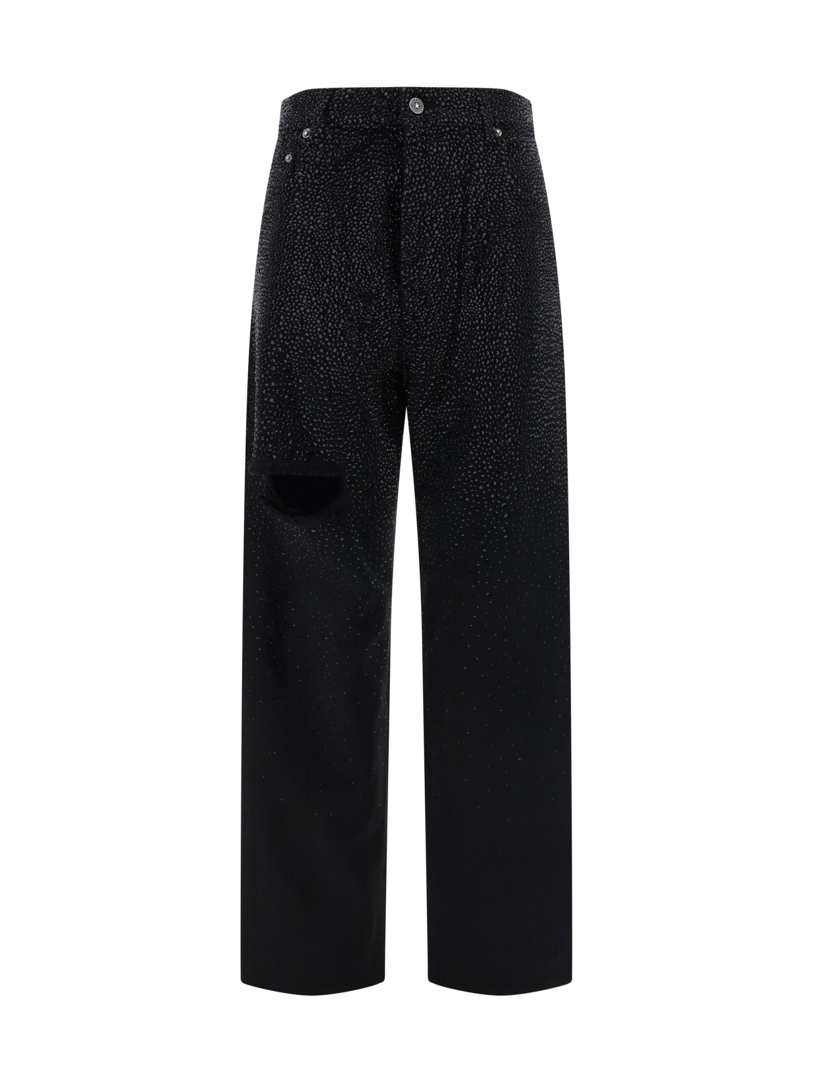 golden goose denim trousers
