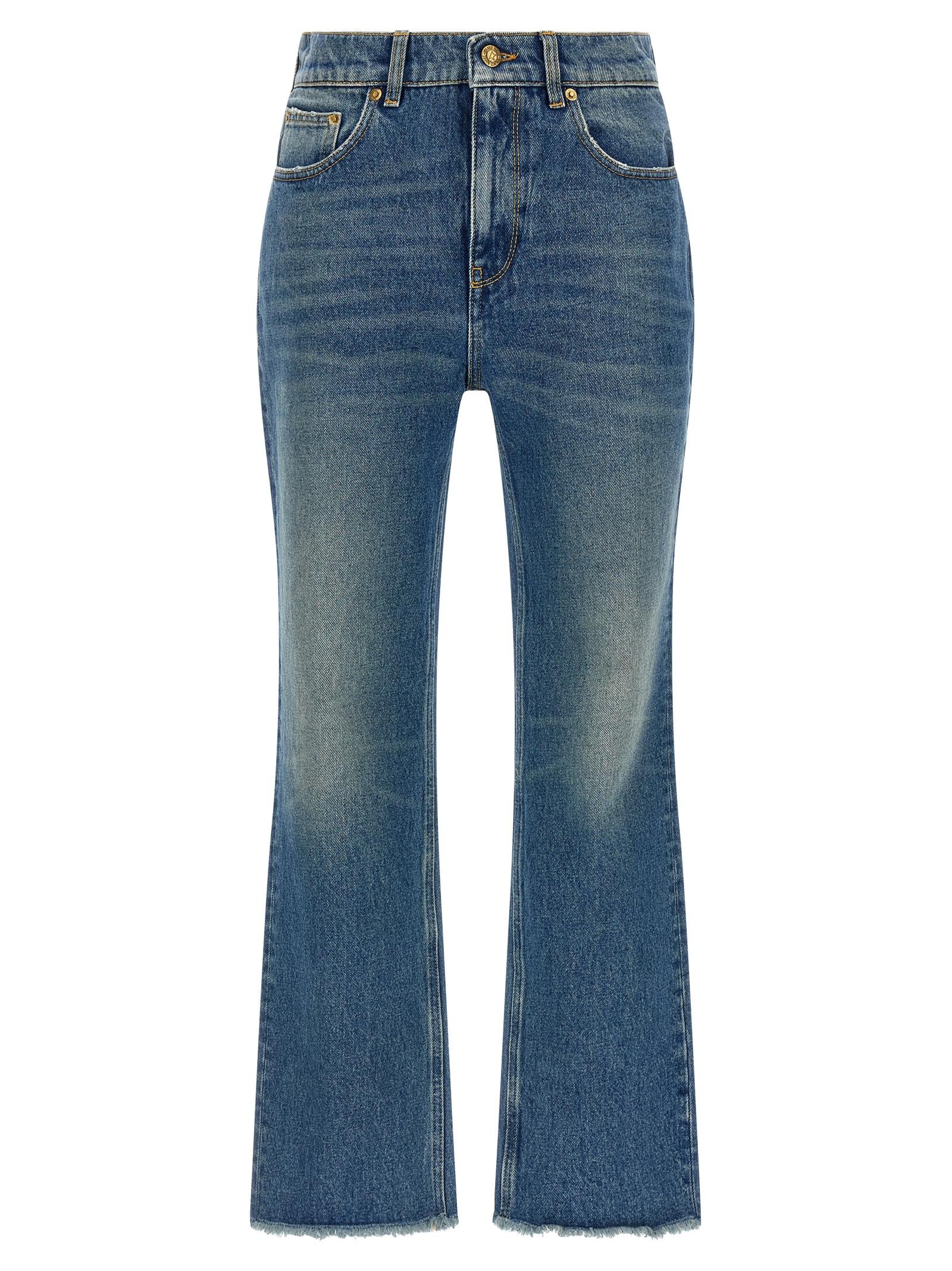 golden goose deryn jeans blue cotton - women