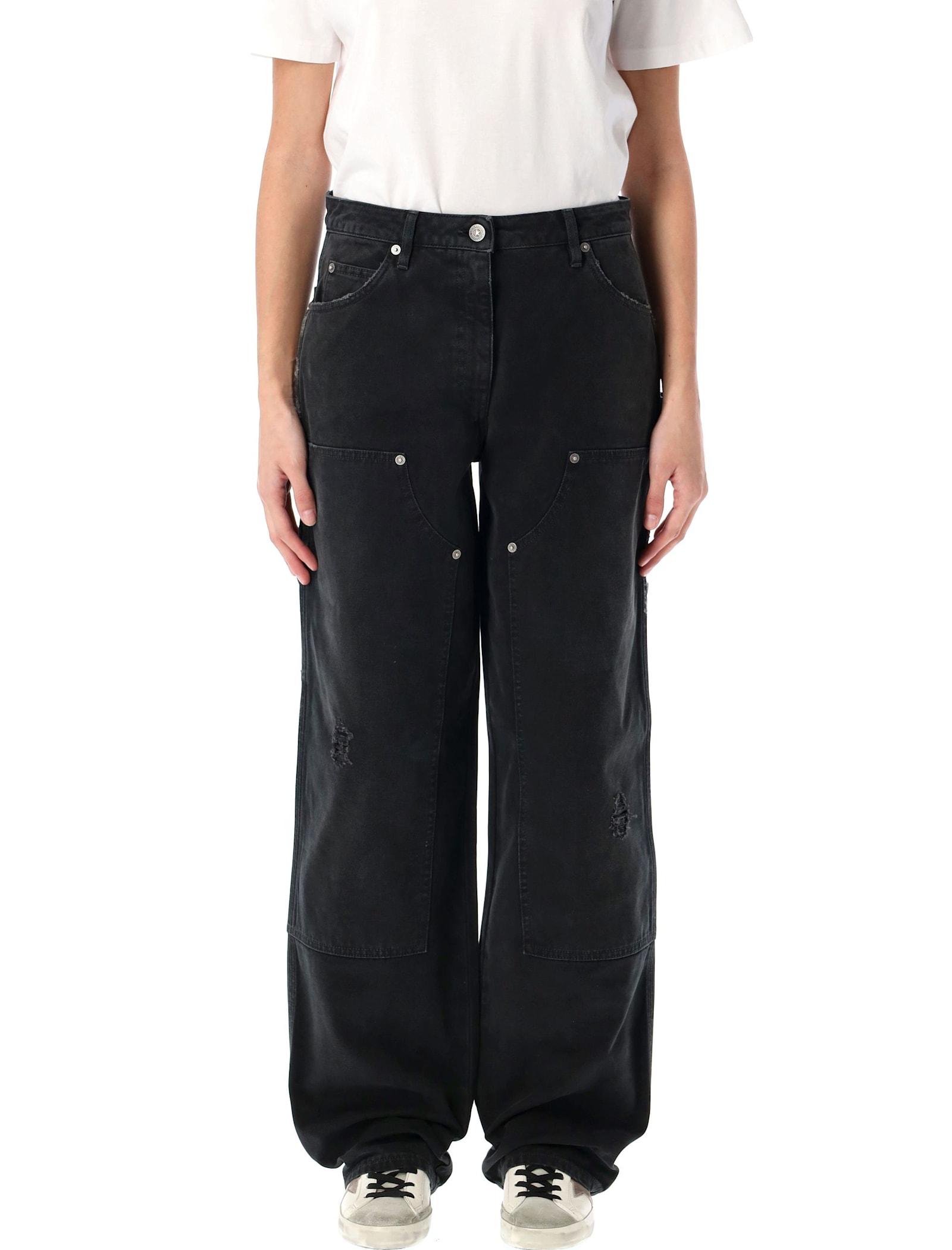 golden goose distressed marley painter pant