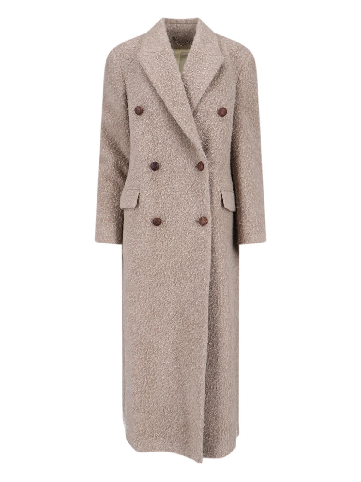 golden goose double-breasted coat