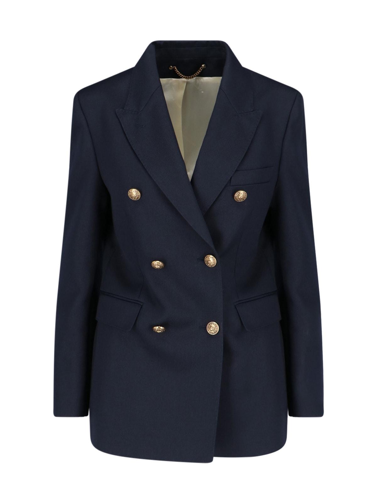 golden goose double-breasted embossed buttons blazer