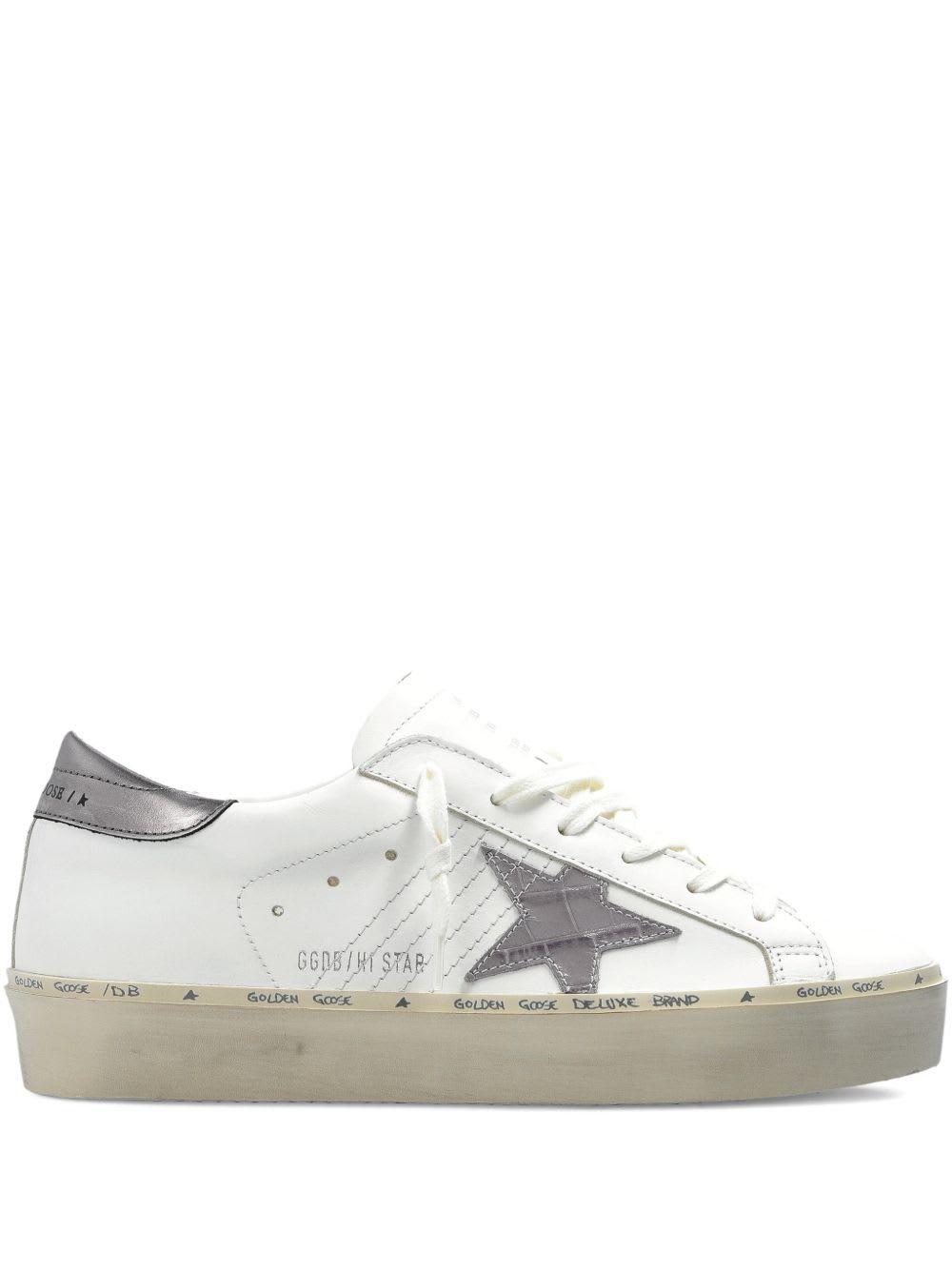 golden goose hi star leather sneakers