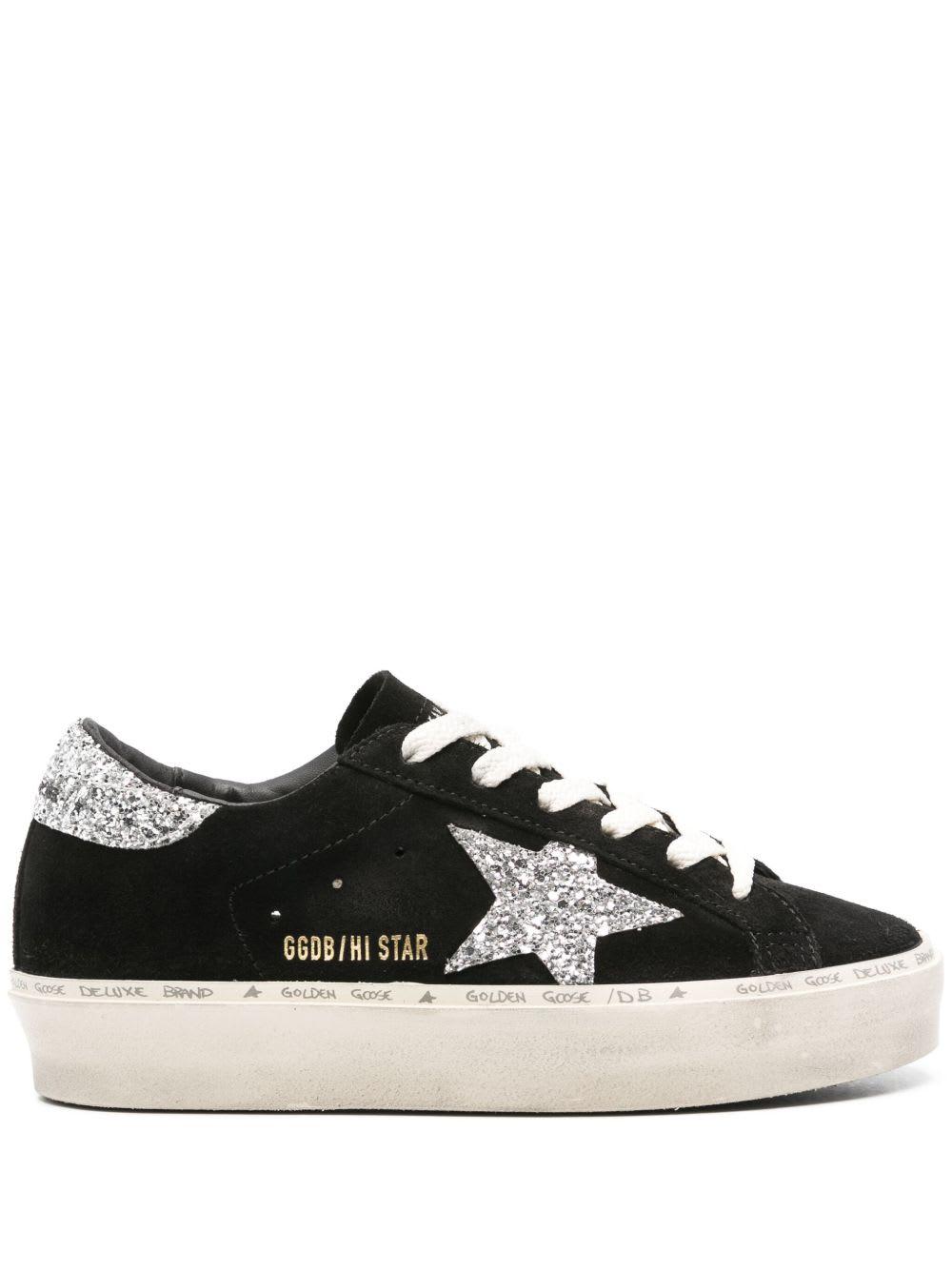 golden goose hi star leather sneakers