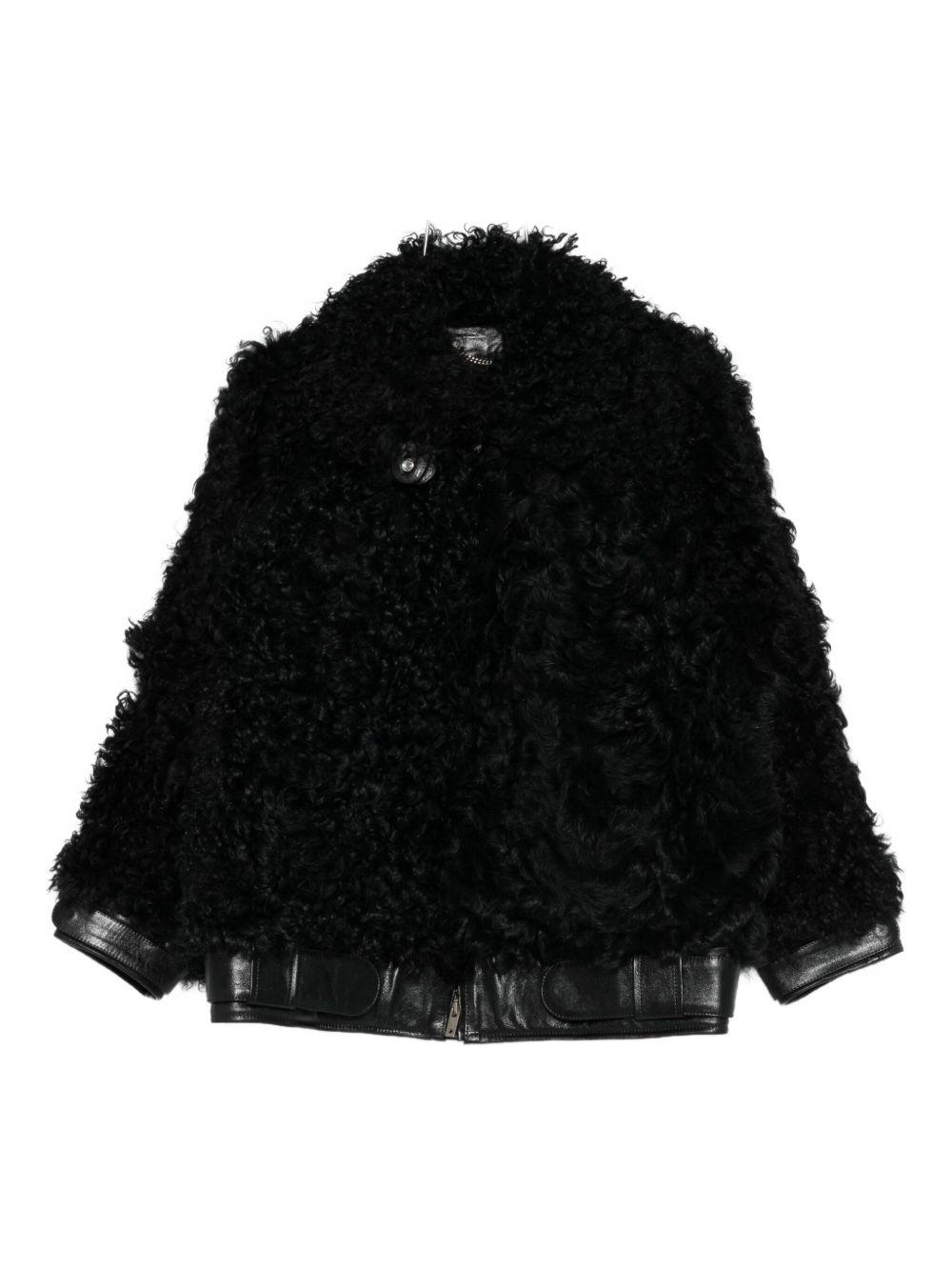 golden goose jackets black lea - women