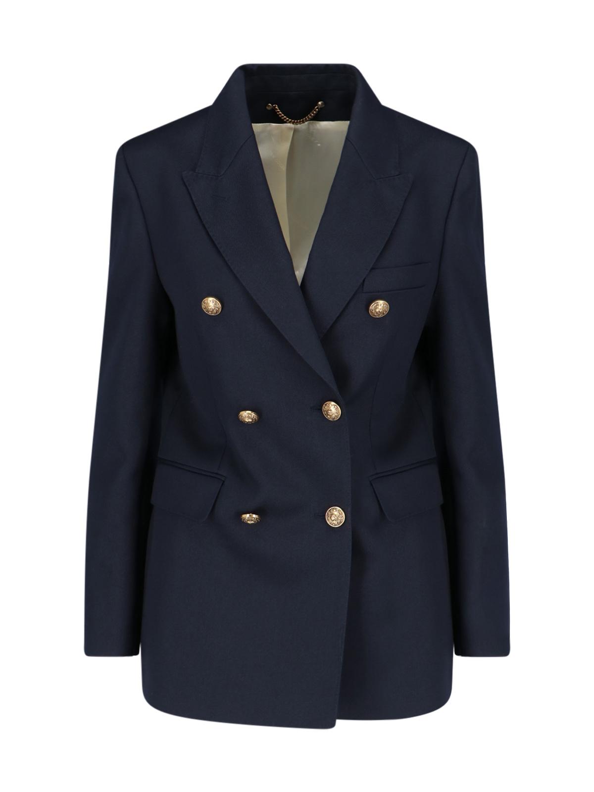 golden goose jackets blue polyester - women