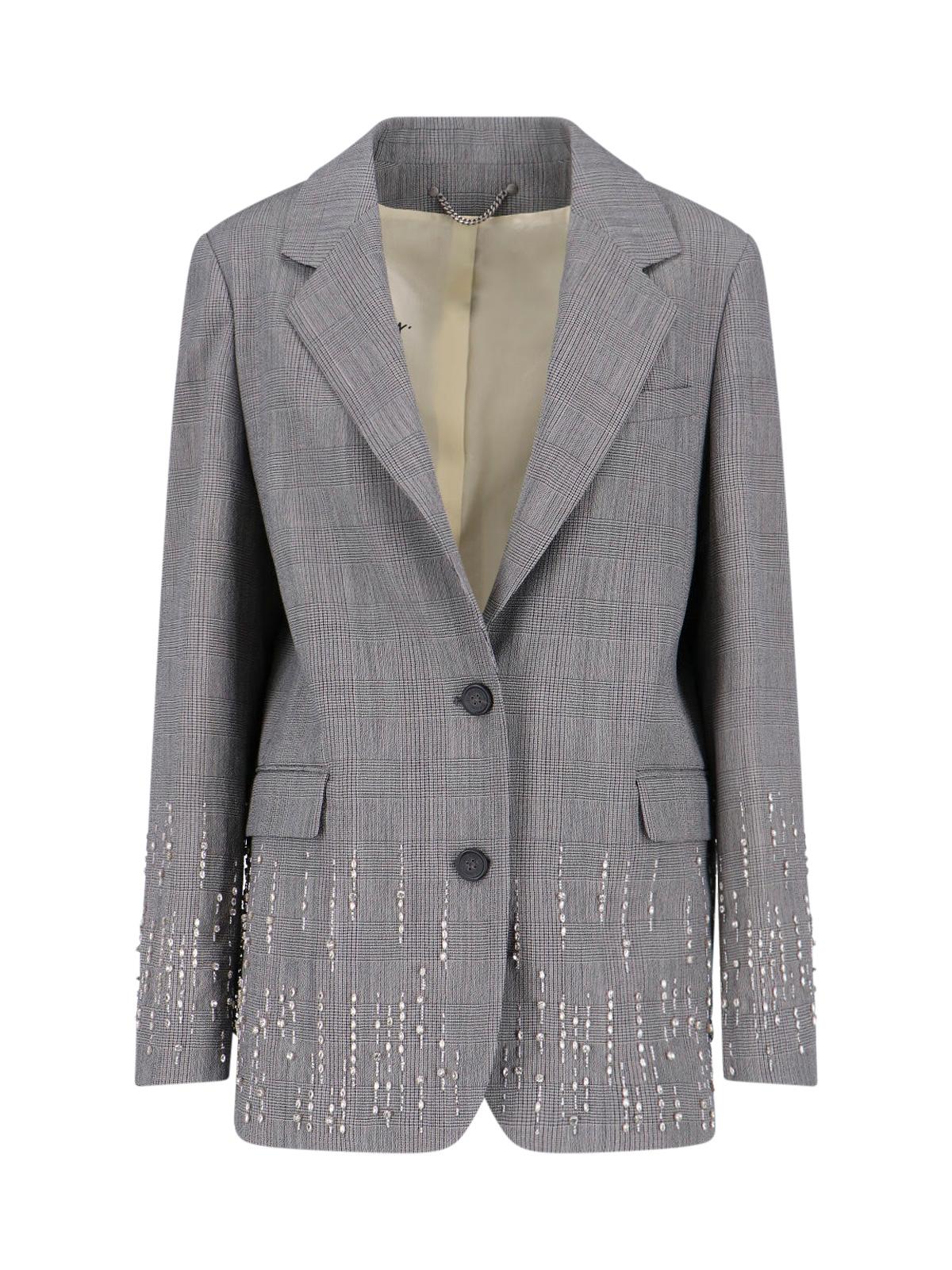 golden goose jackets grey virgin wool - women