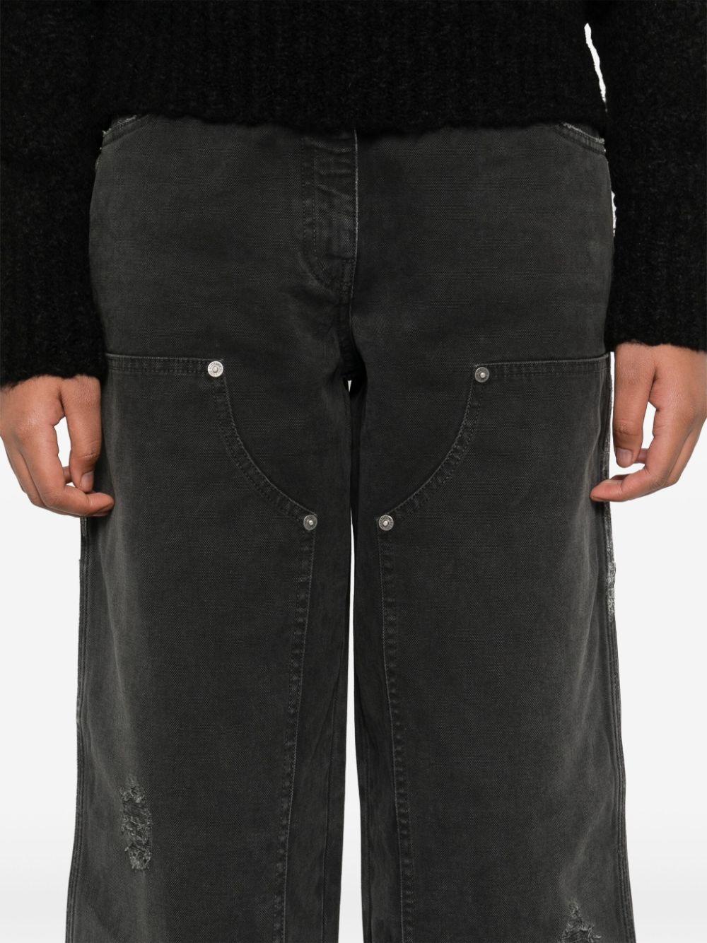 golden goose jeans black cotton - women