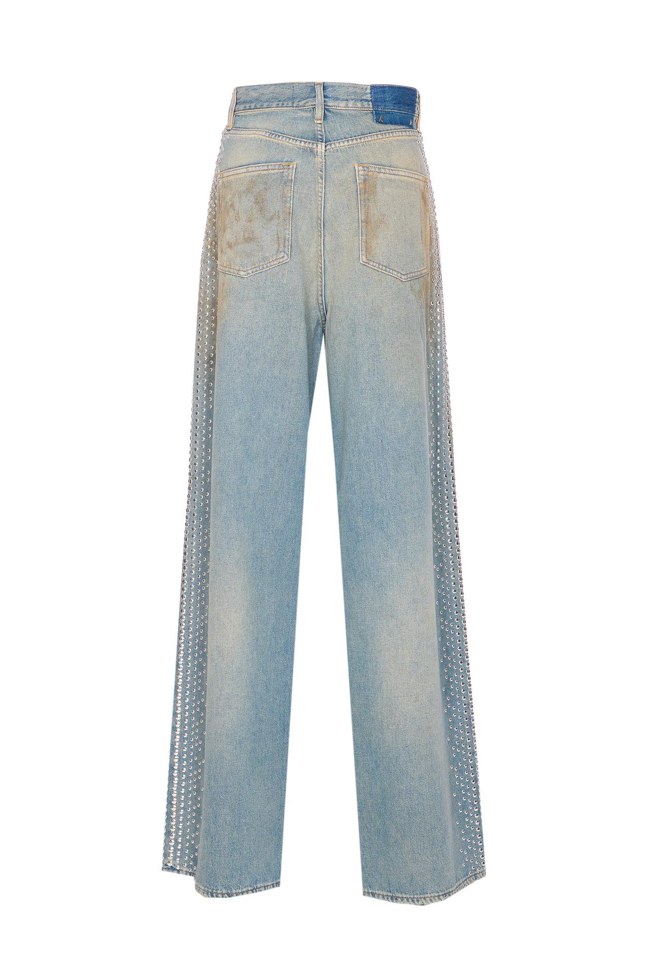 golden goose jeans blue cotton - women