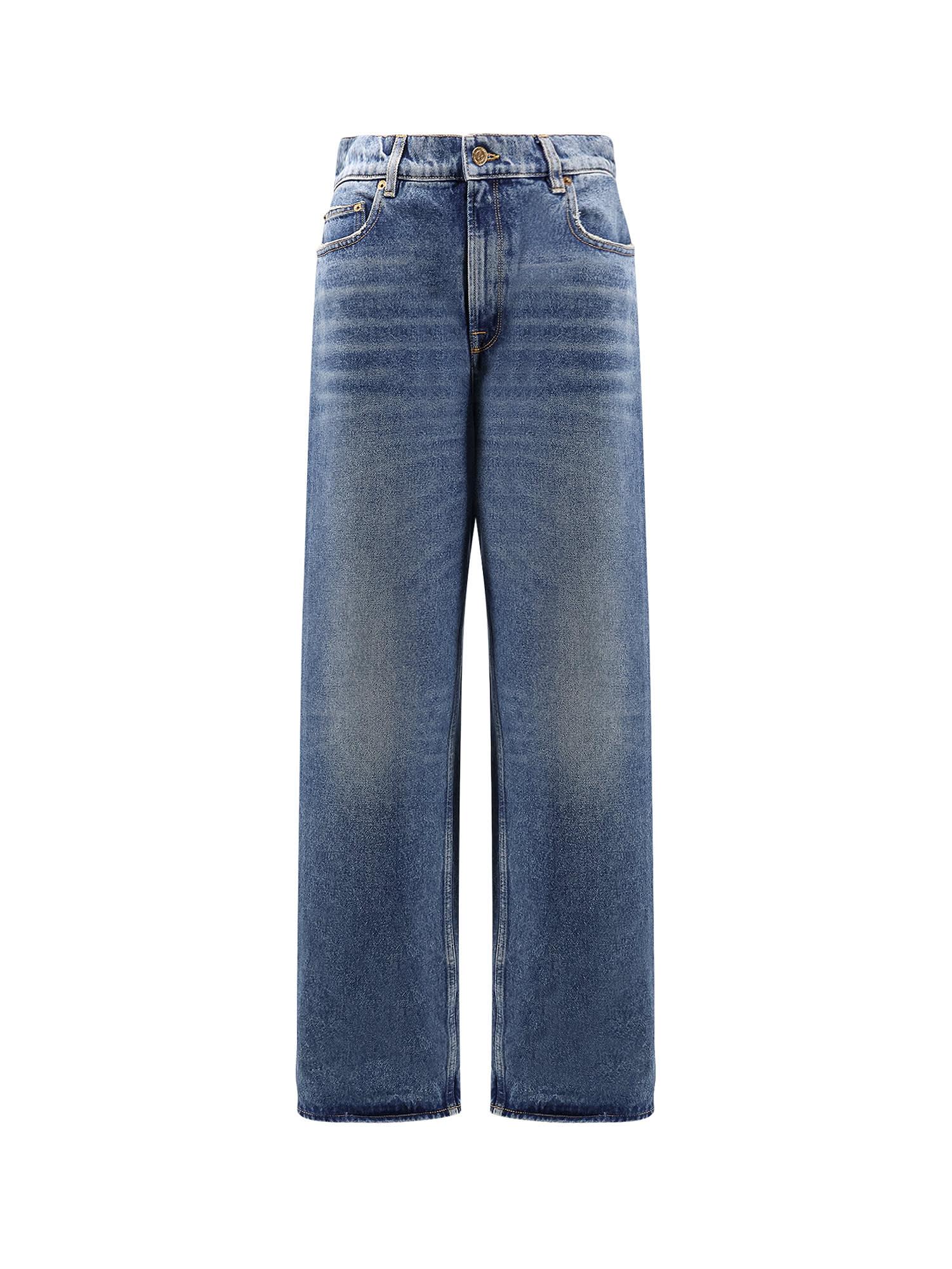golden goose kim denim medium wash jeans