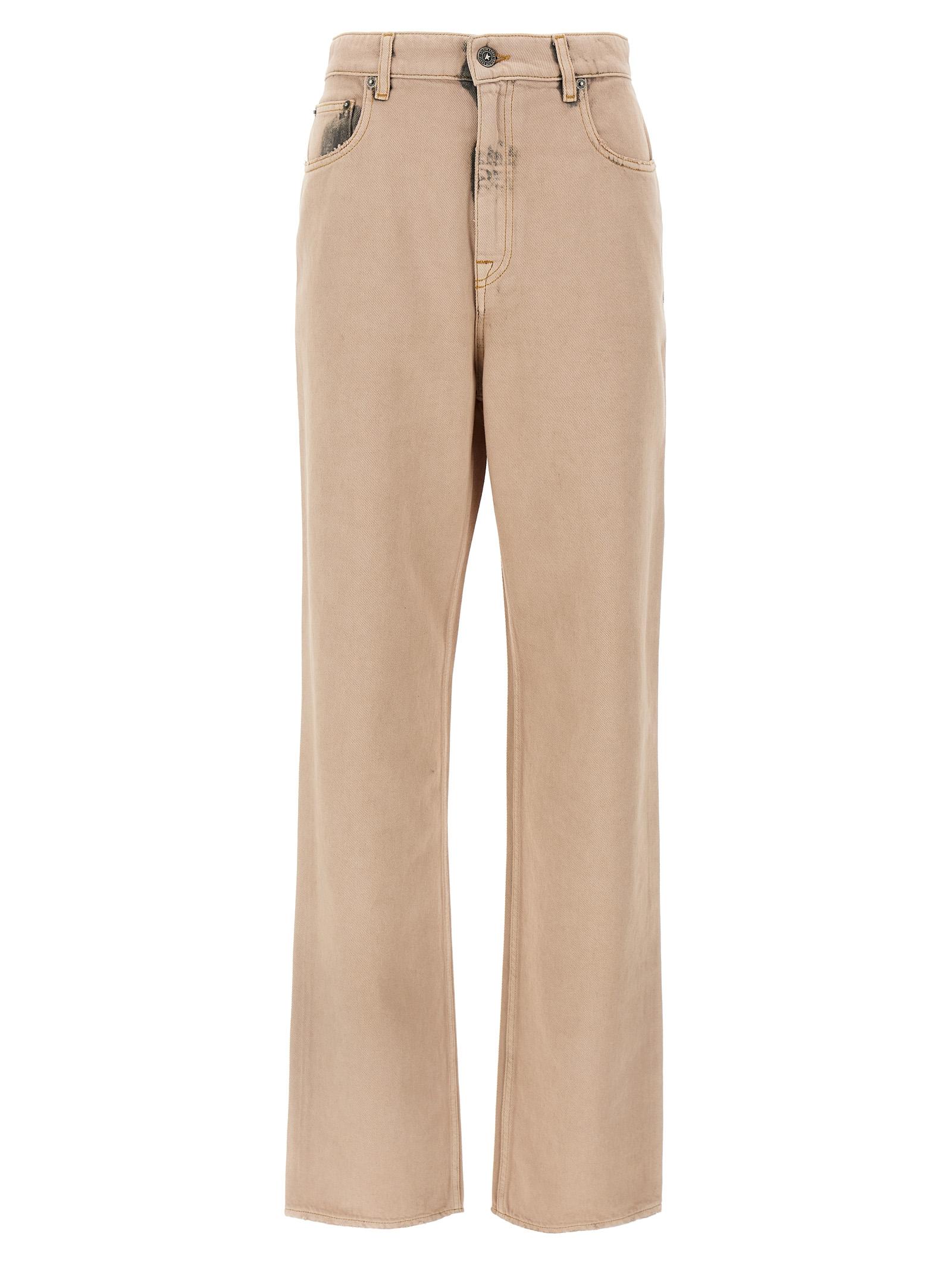 golden goose kim jeans pink cotton - women