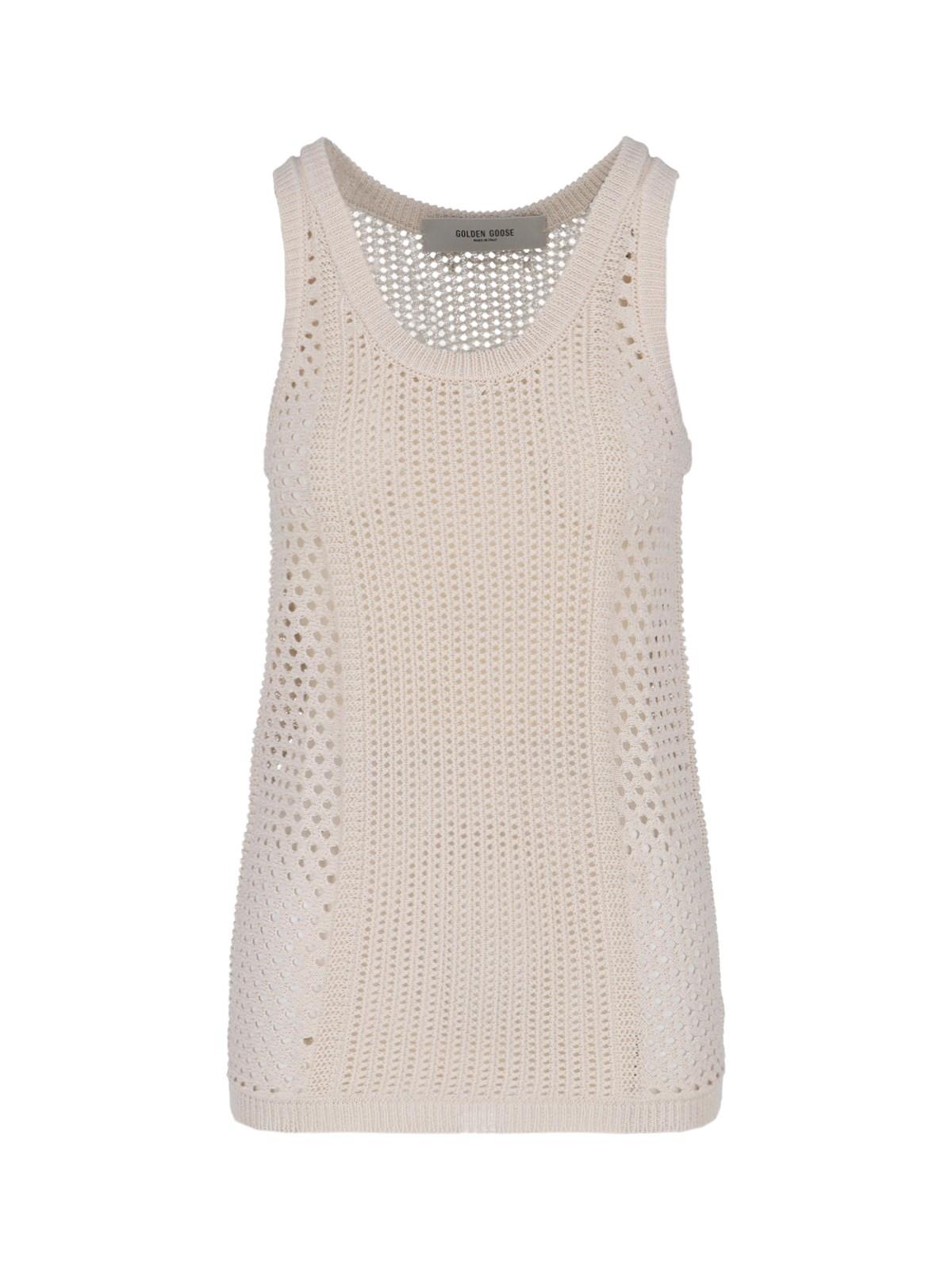 golden goose knitted tank top