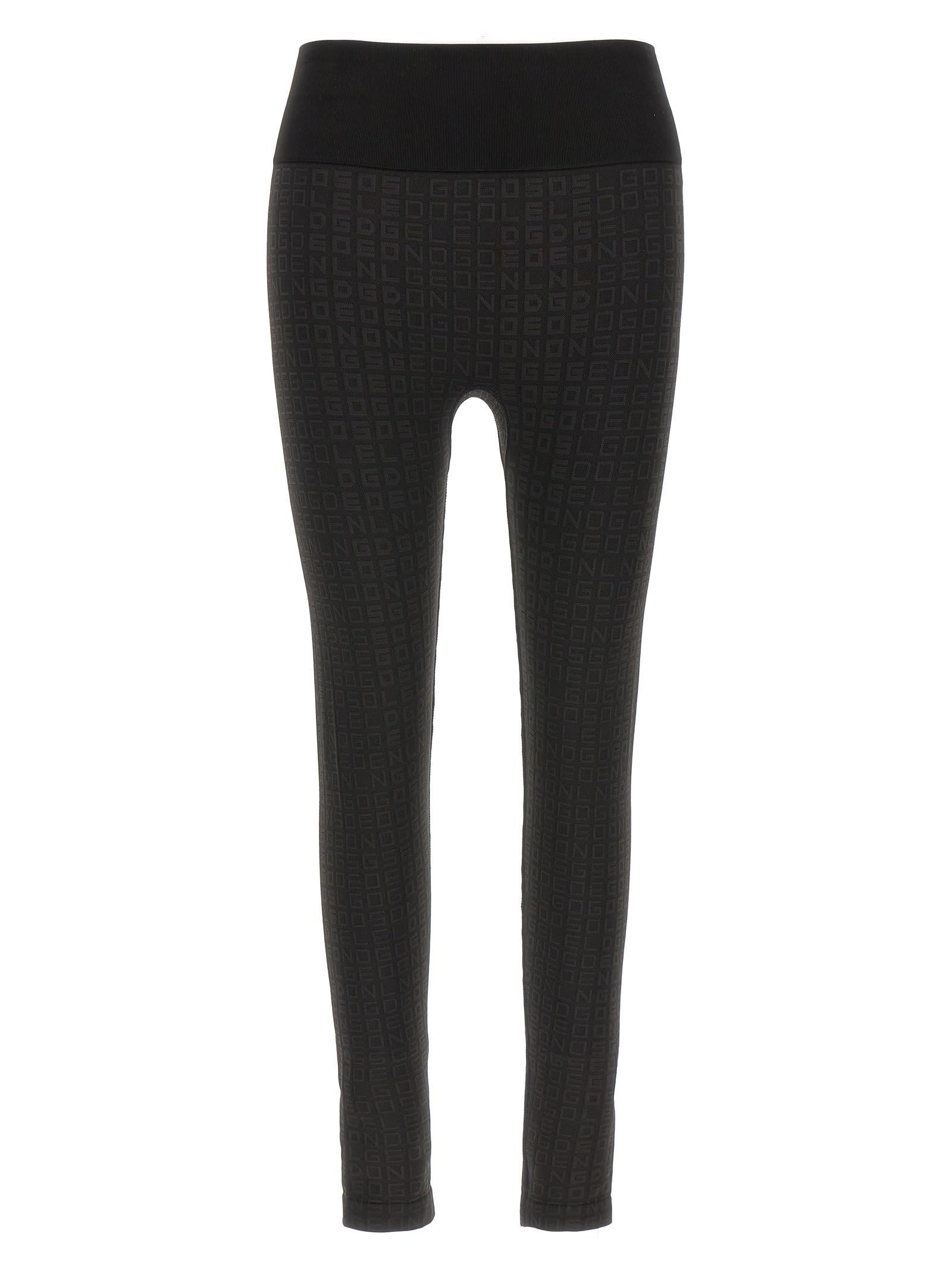 golden goose logo leggings
