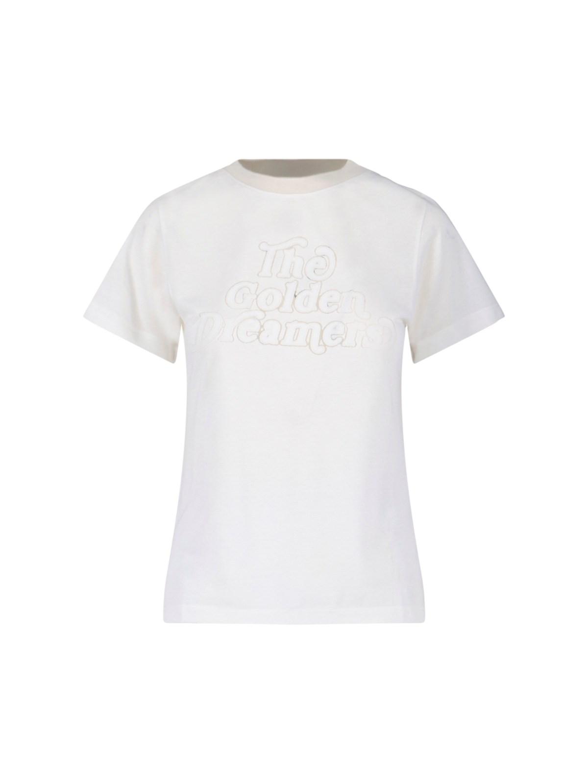 golden goose logo t-shirt
