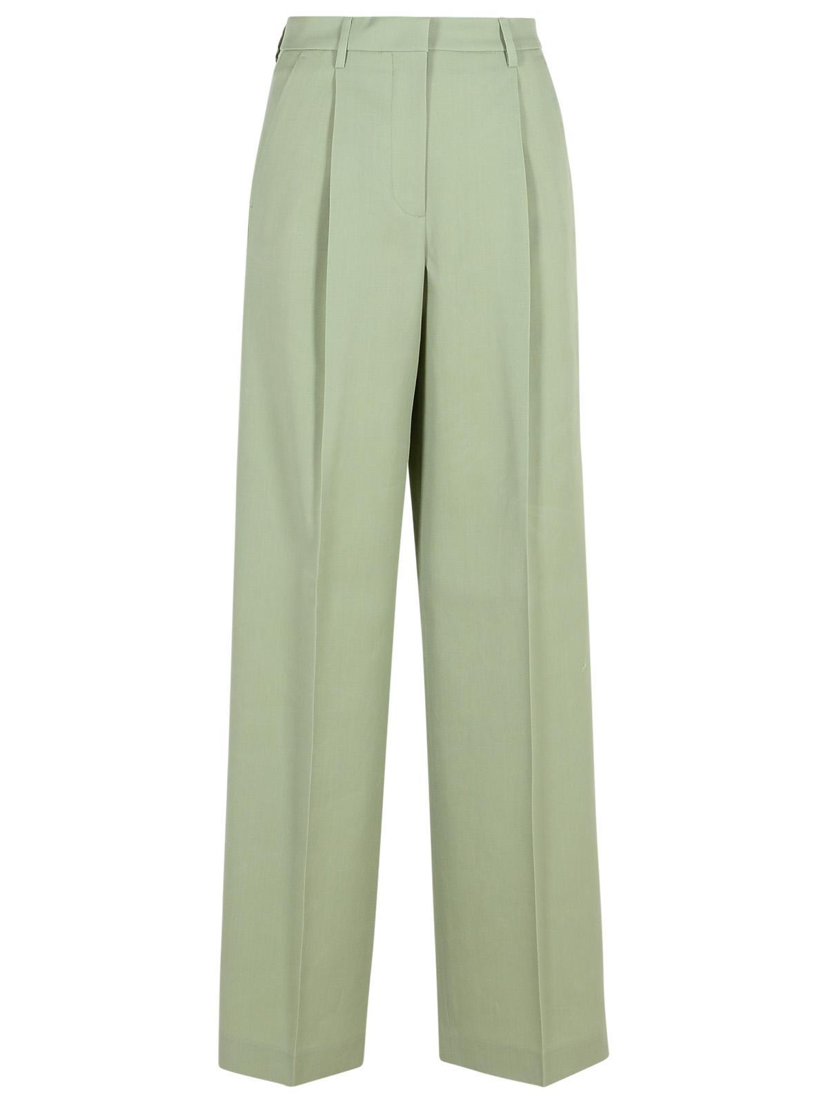 golden goose naomi green virgin wool pants