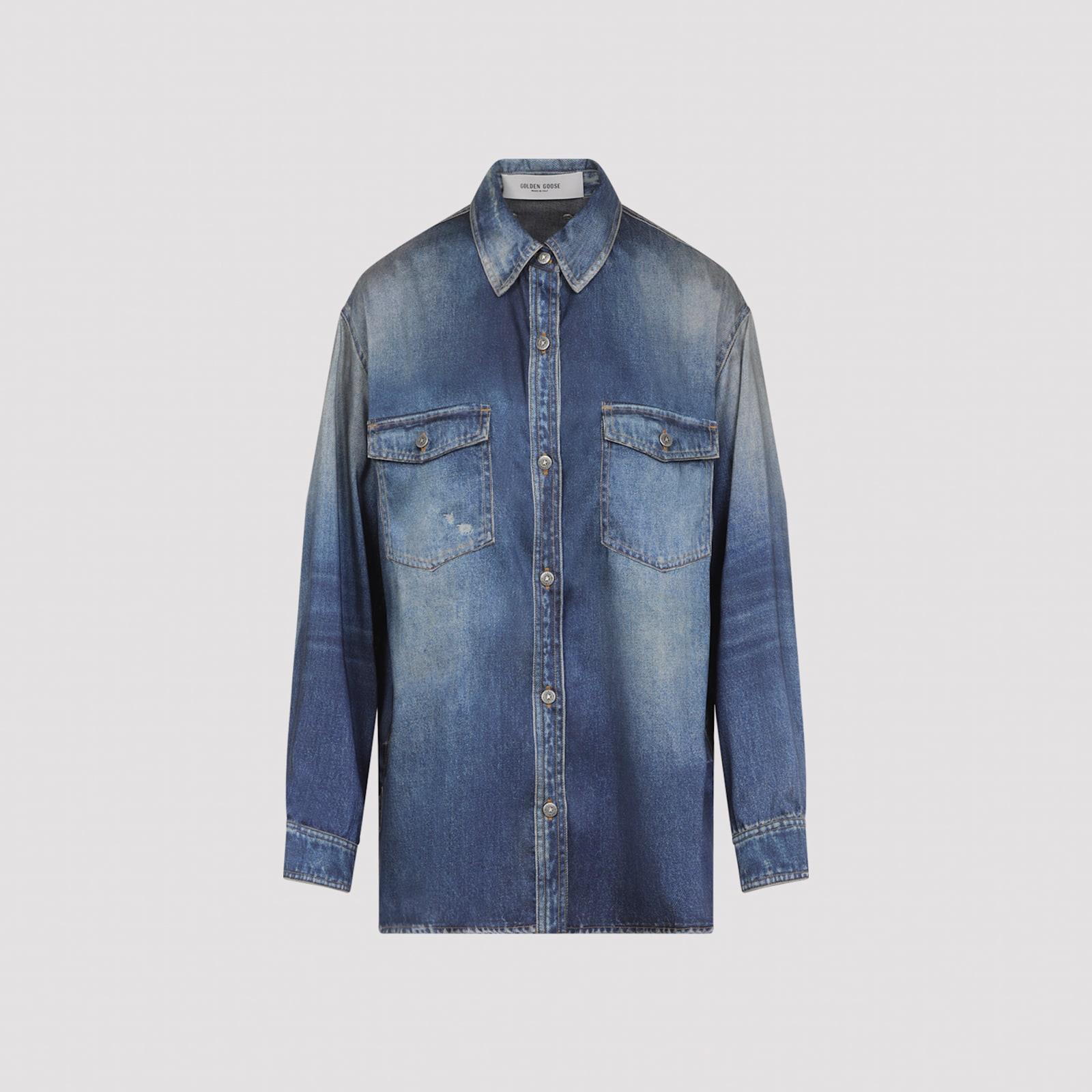 golden goose patty over shirt