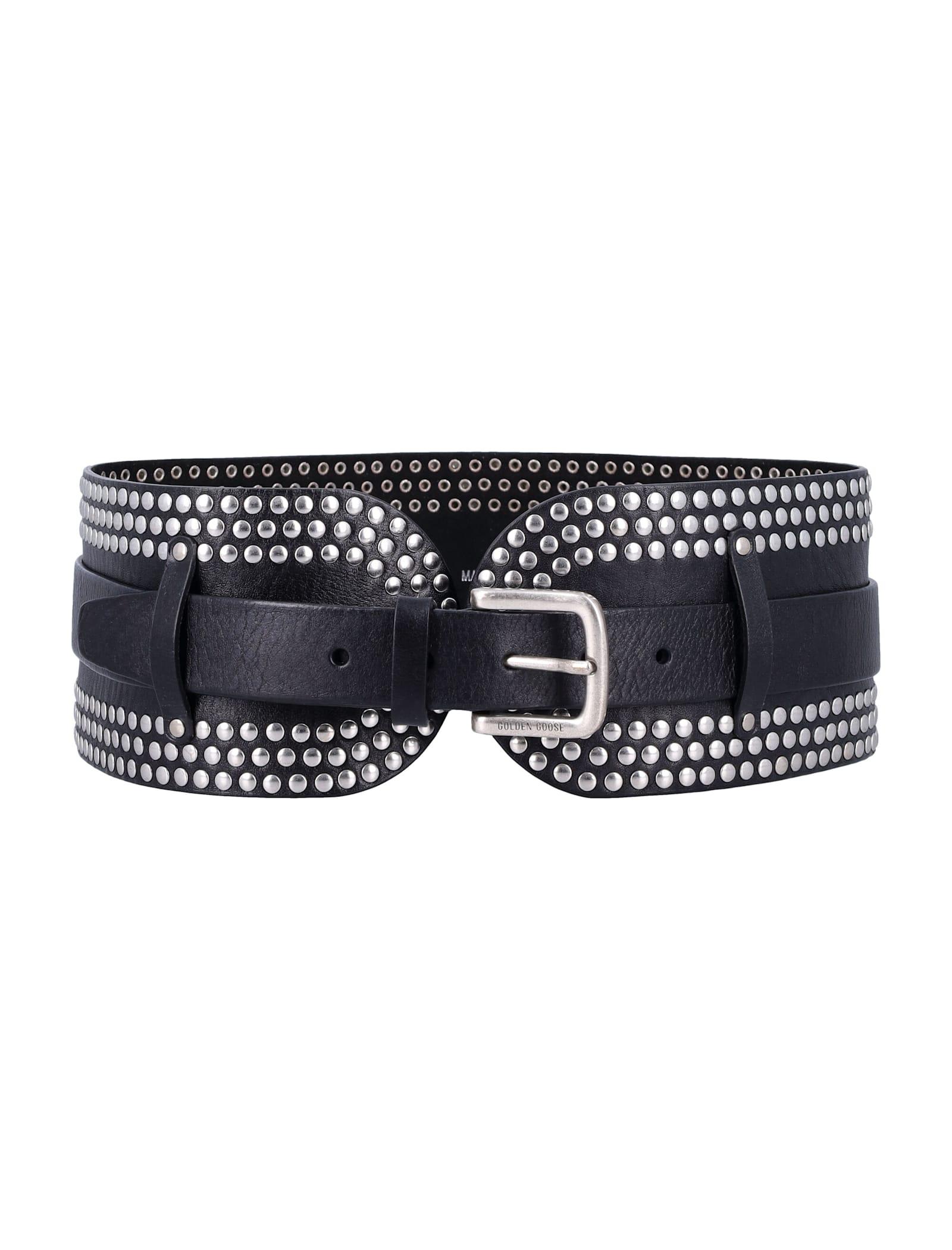 golden goose sash leather belt