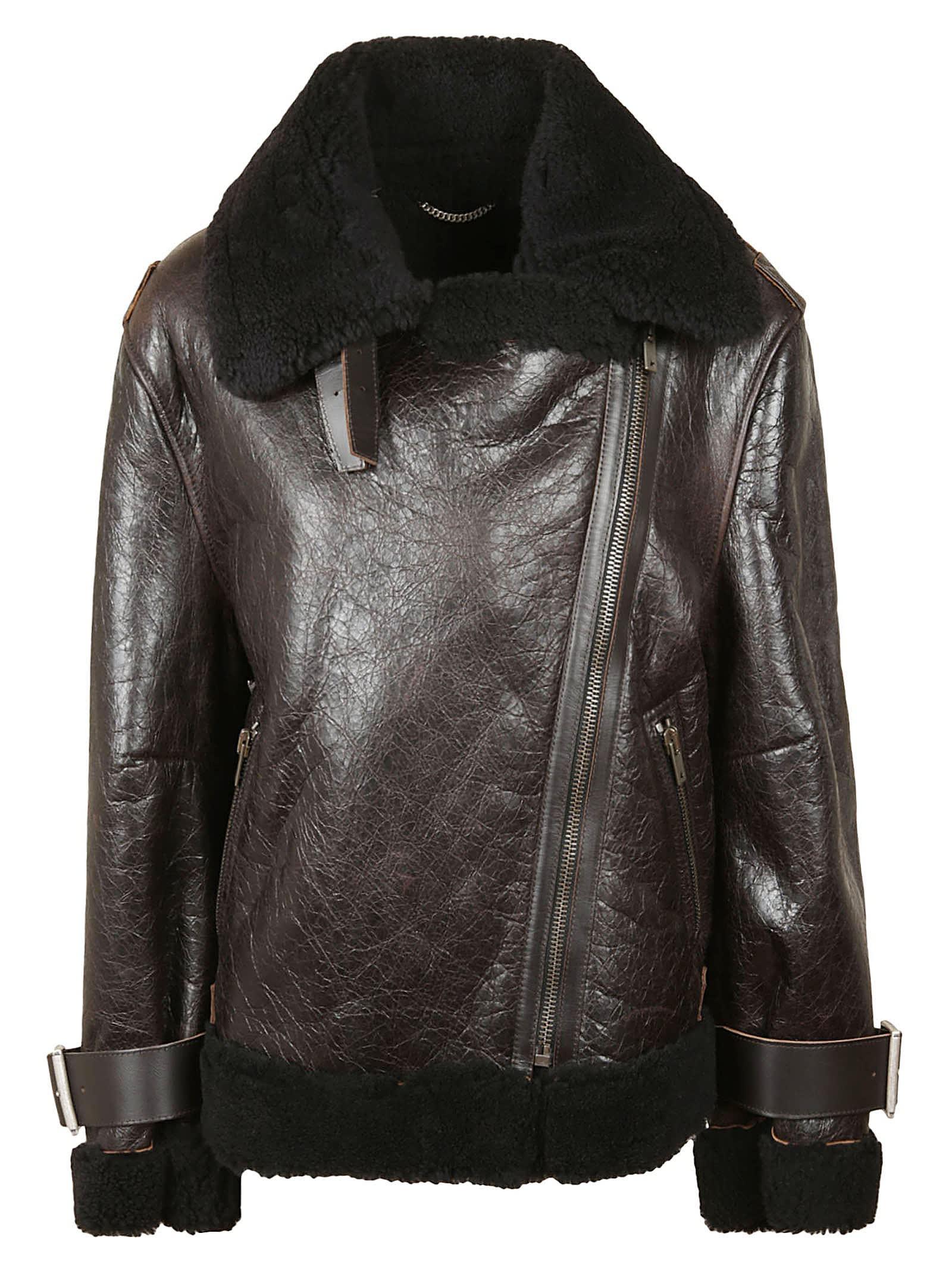 golden goose sheepskin fosca jacket
