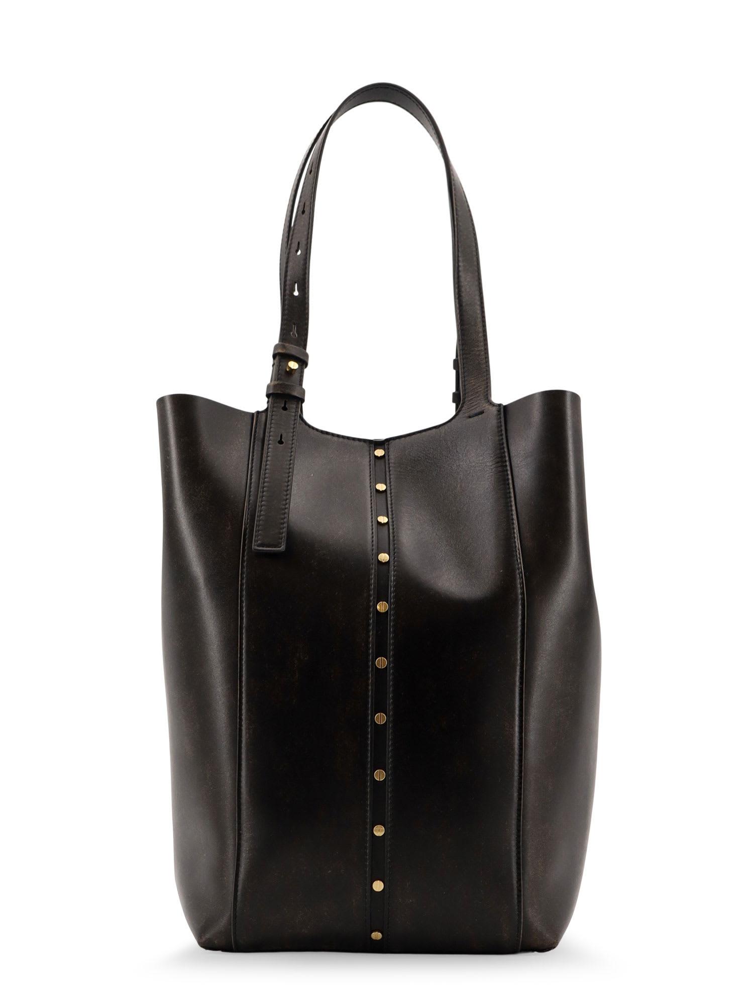 golden goose shopping 24.7 vintage leather shoulder bag