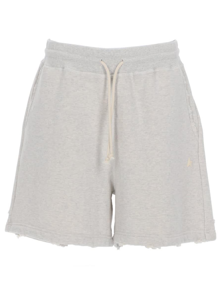 golden goose shorts in cotone