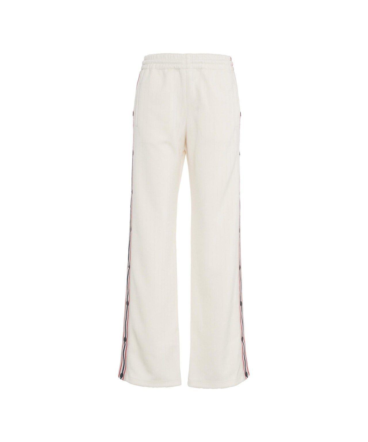 golden goose side striped track trousers