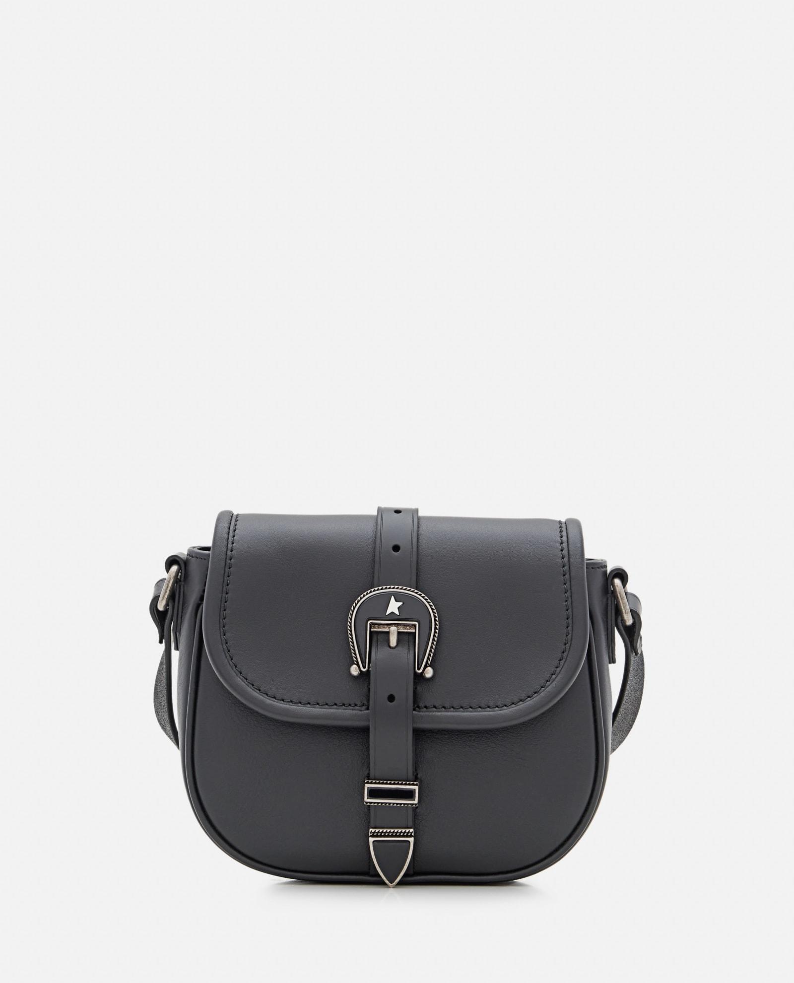 golden goose small rodeo leather crossbody bag
