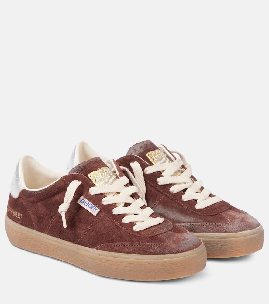 golden goose soul star suede sneakers