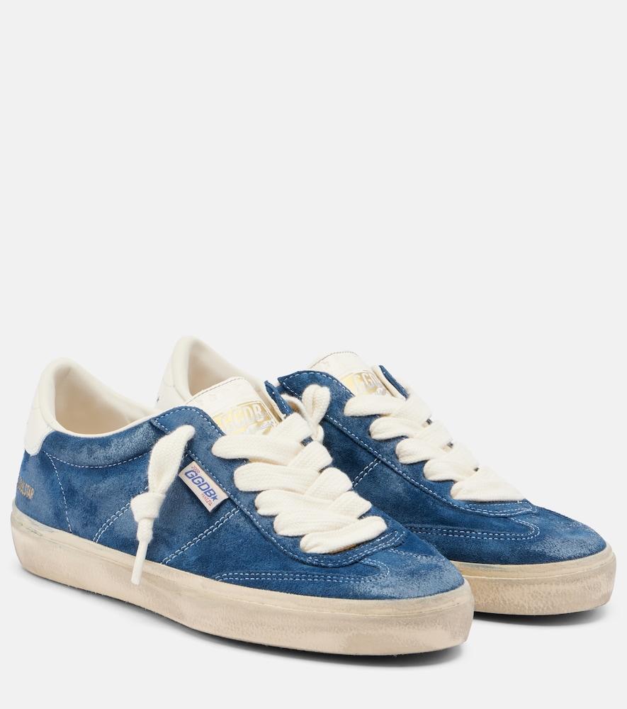 golden goose soul star suede sneakers