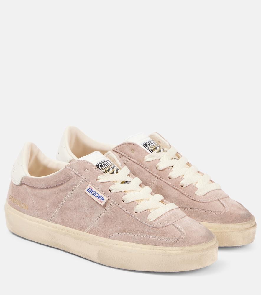 golden goose soul star suede sneakers