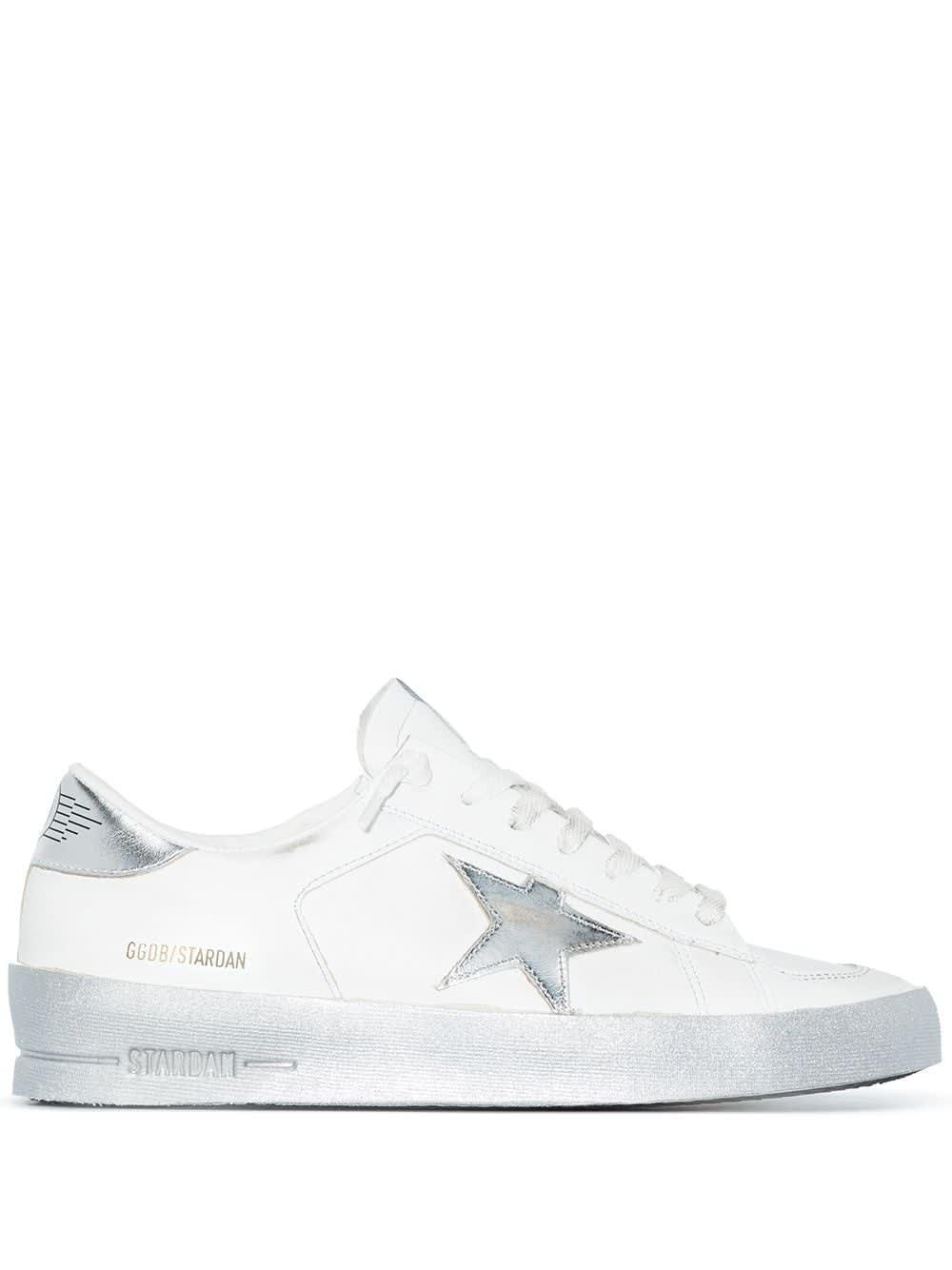 golden goose stardan leather sneakers
