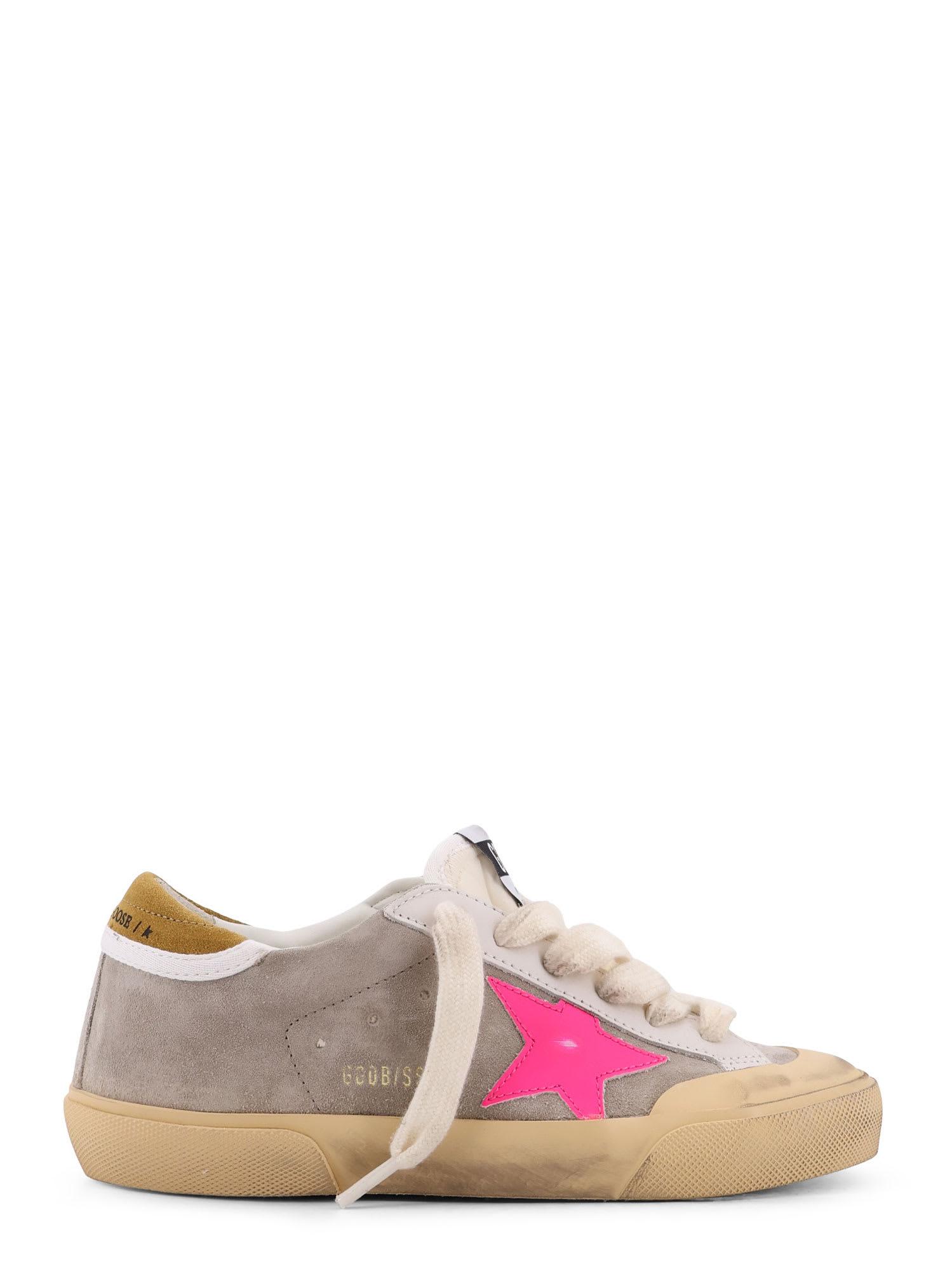 golden goose super star penstar with half fox suede sneakers