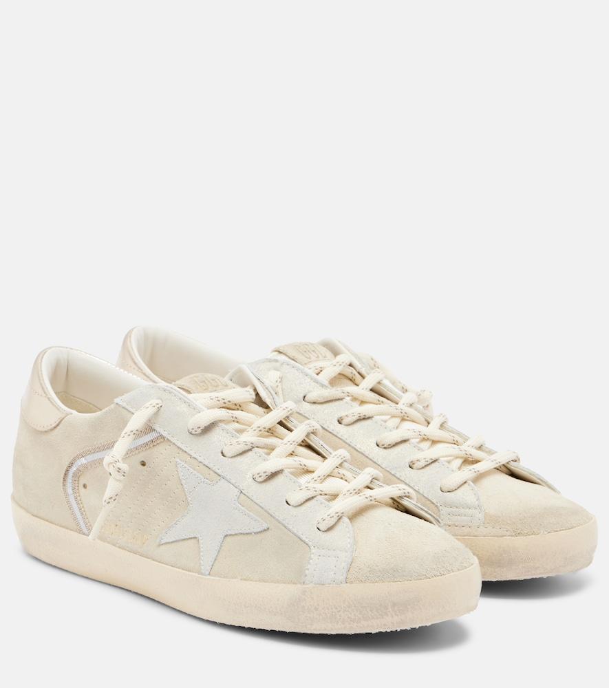 golden goose super star suede sneakers