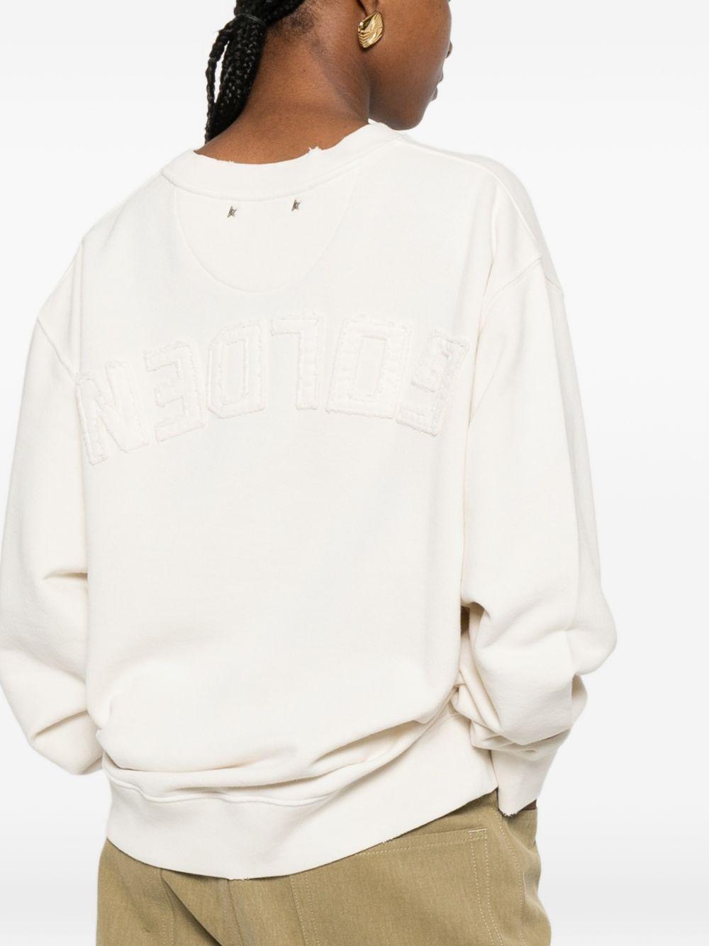 golden goose sweaters bianco cotton - women