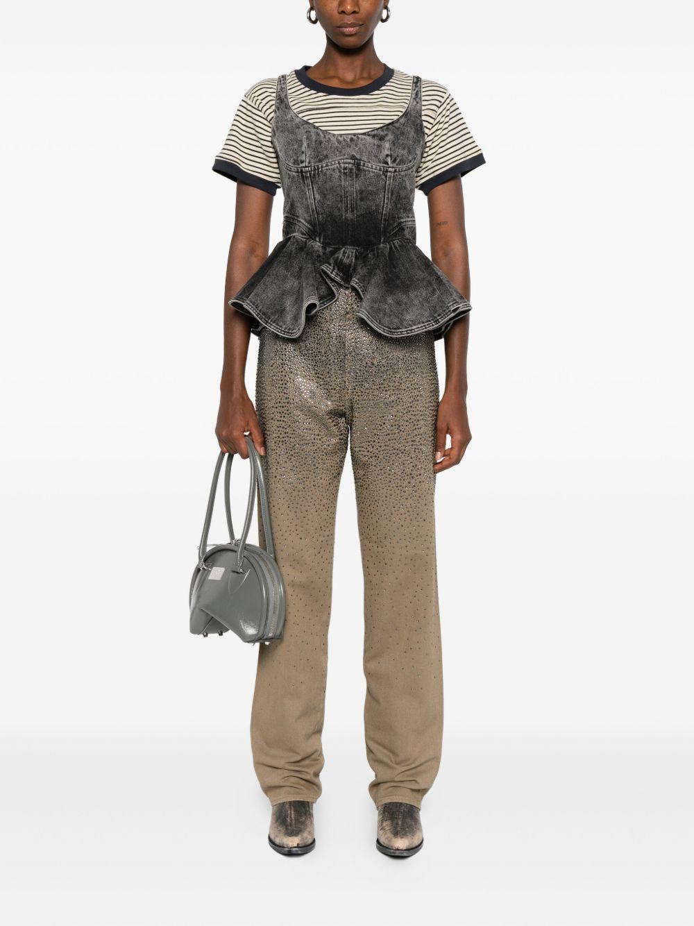 golden goose trousers pale khaki - women