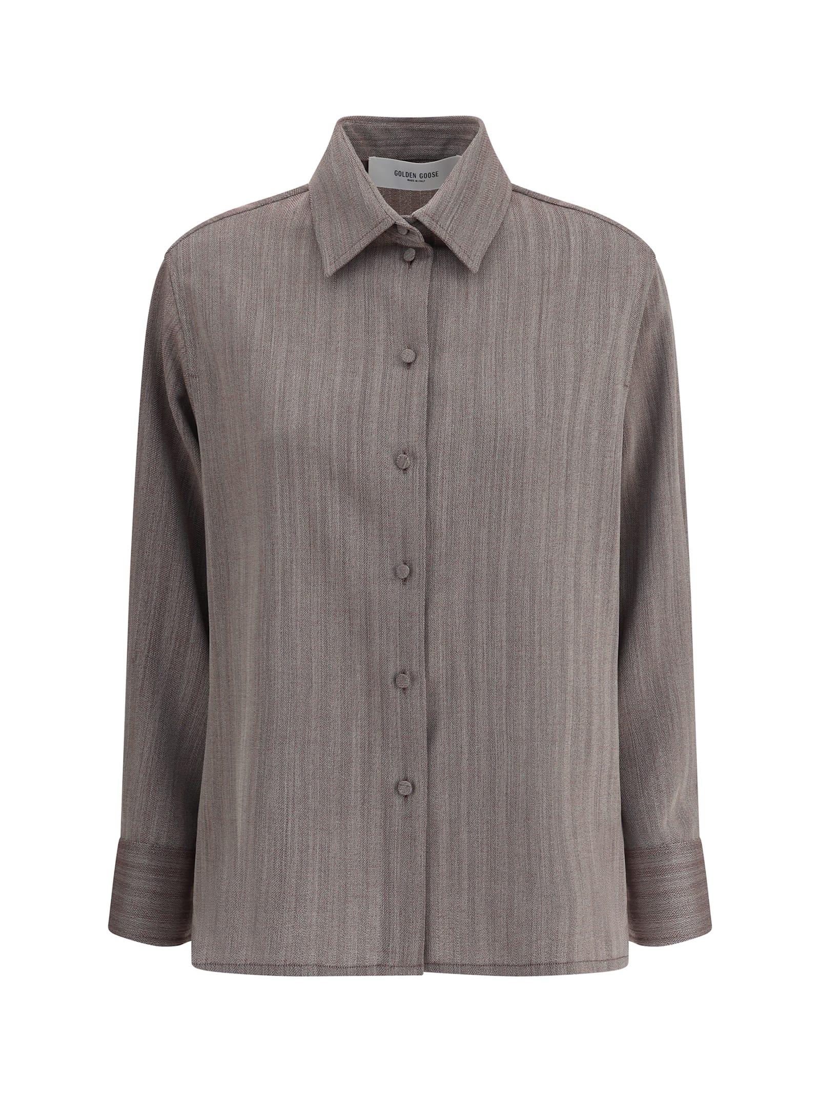 golden goose virgin wool shirt