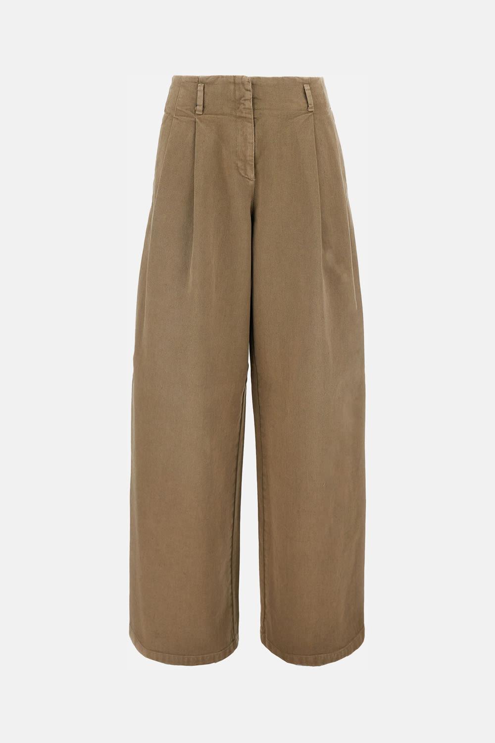 golden goose wide leg denim