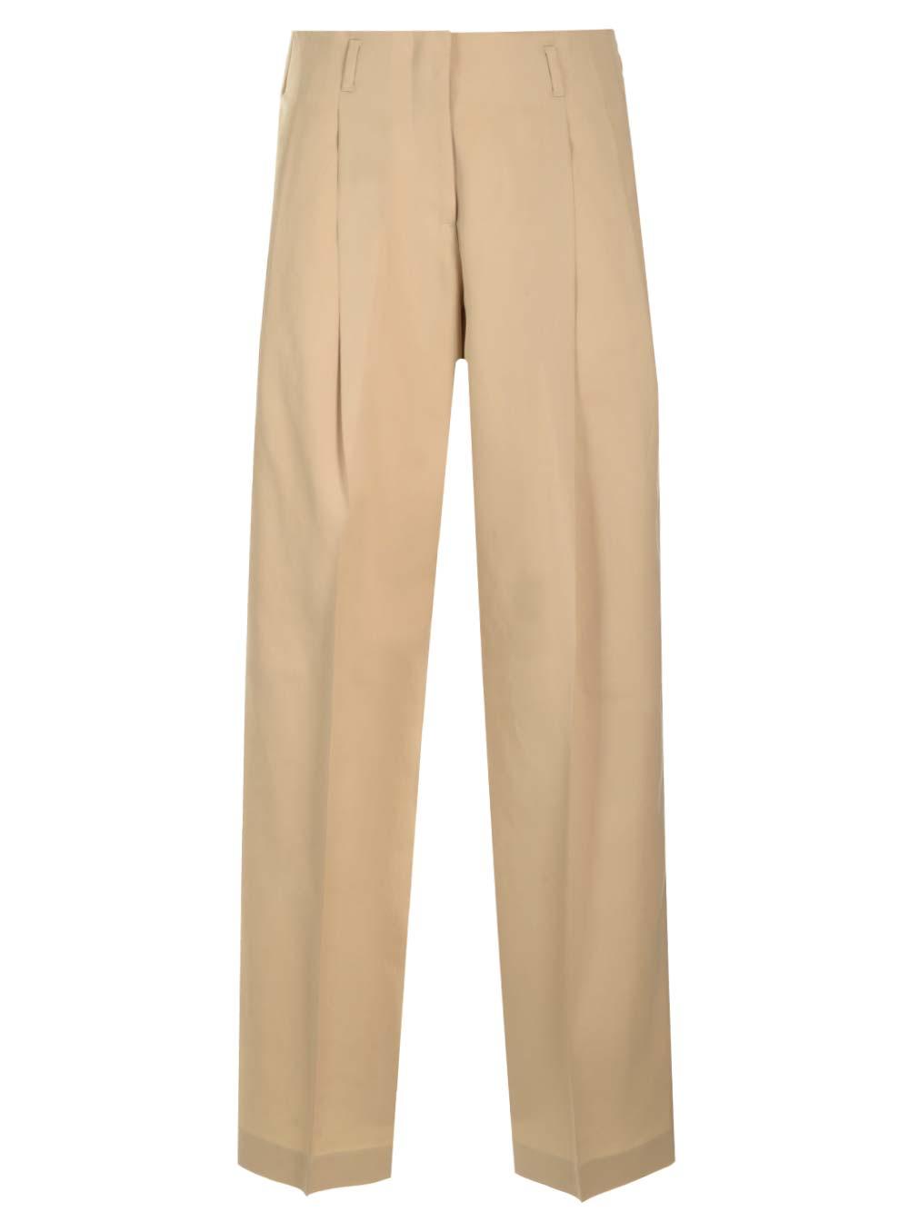 golden goose wide trousers with pleats