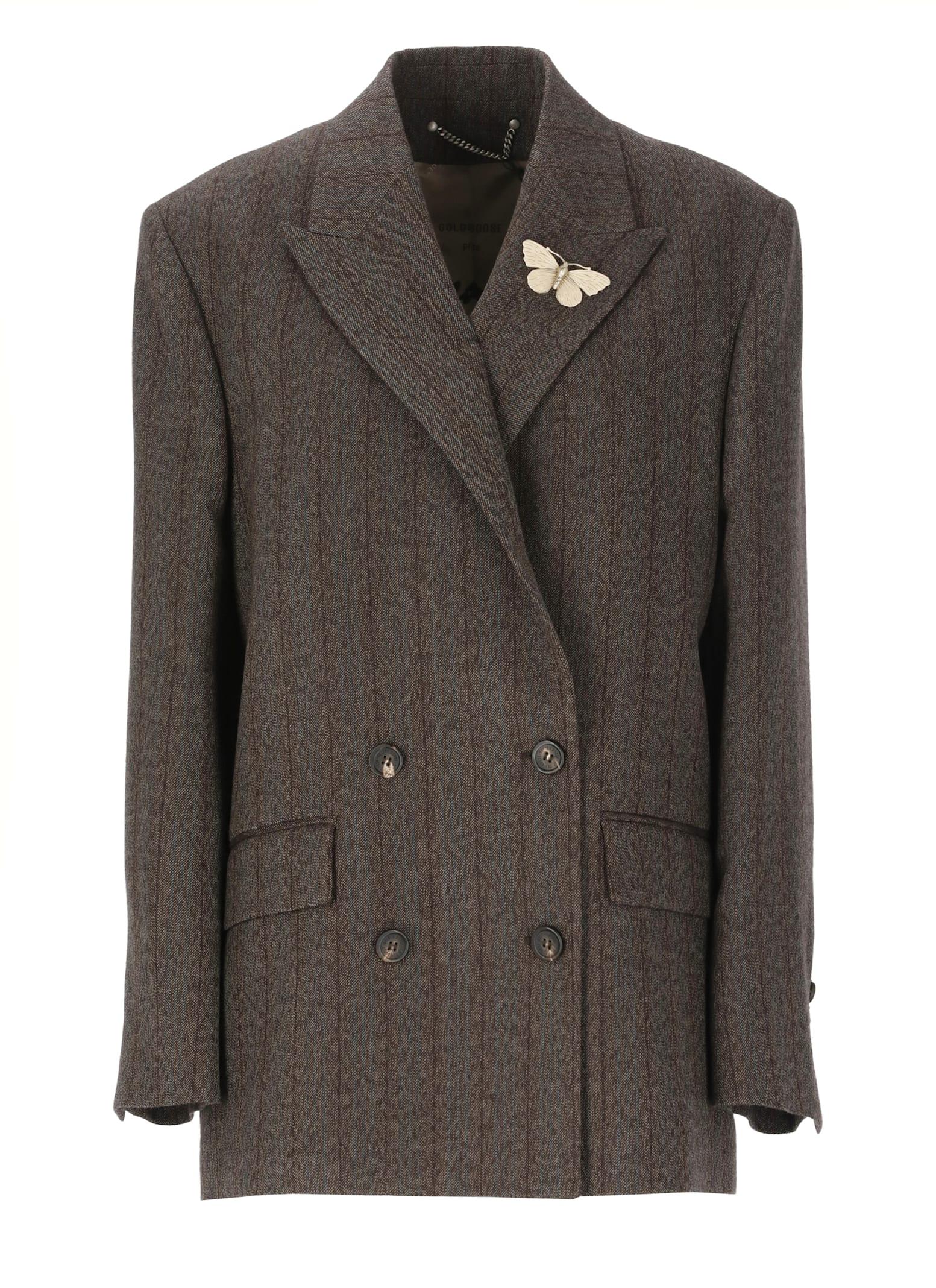 golden goose wool blazer