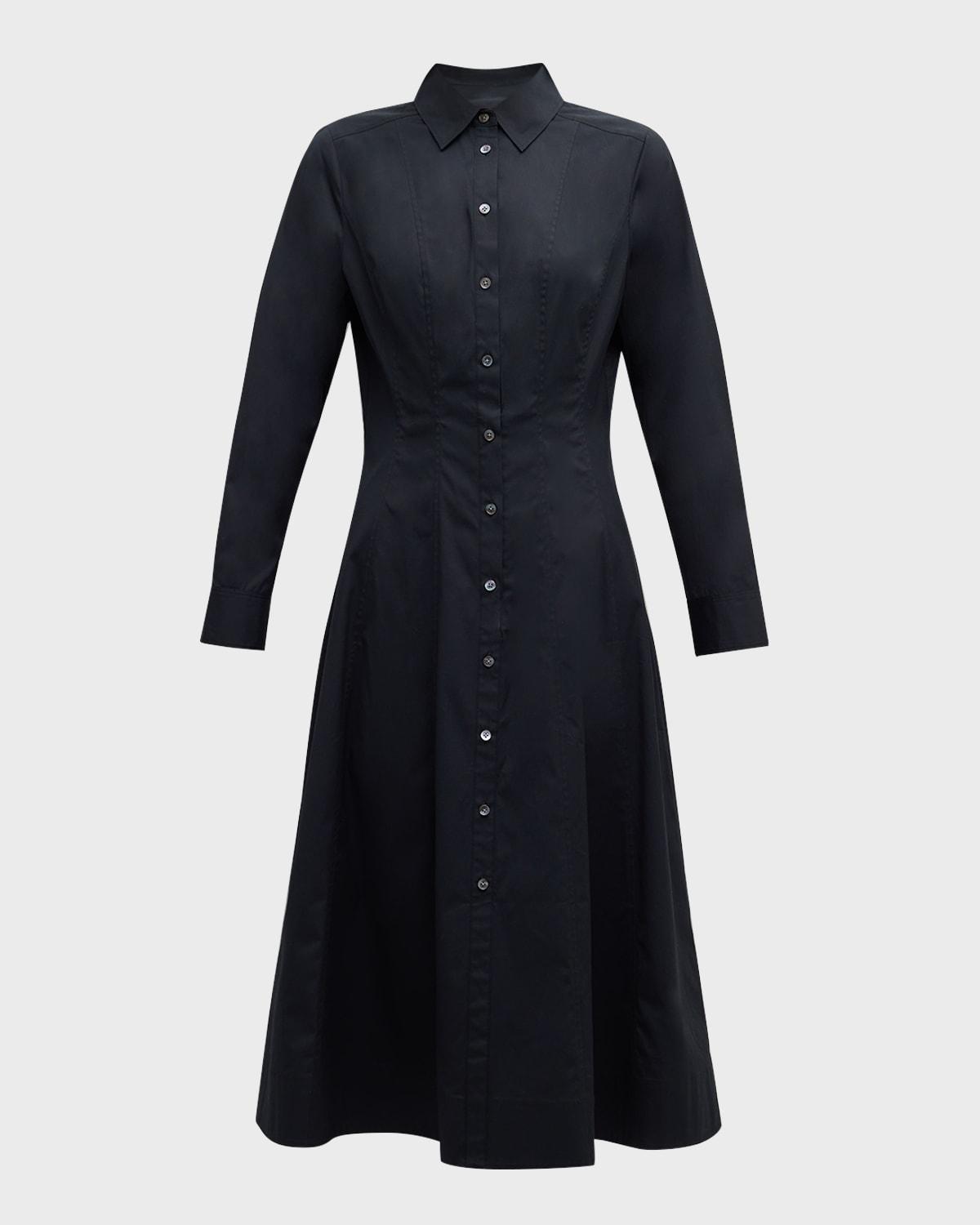 goldie midi shirtdress