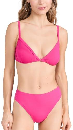 good american women's capri top, ballerina pink, m