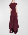 goodman handkerchief silk maxi dress