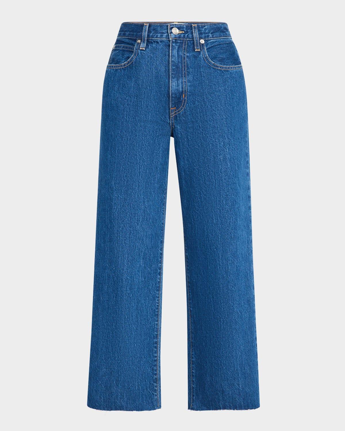 grace cropped jeans with released hem