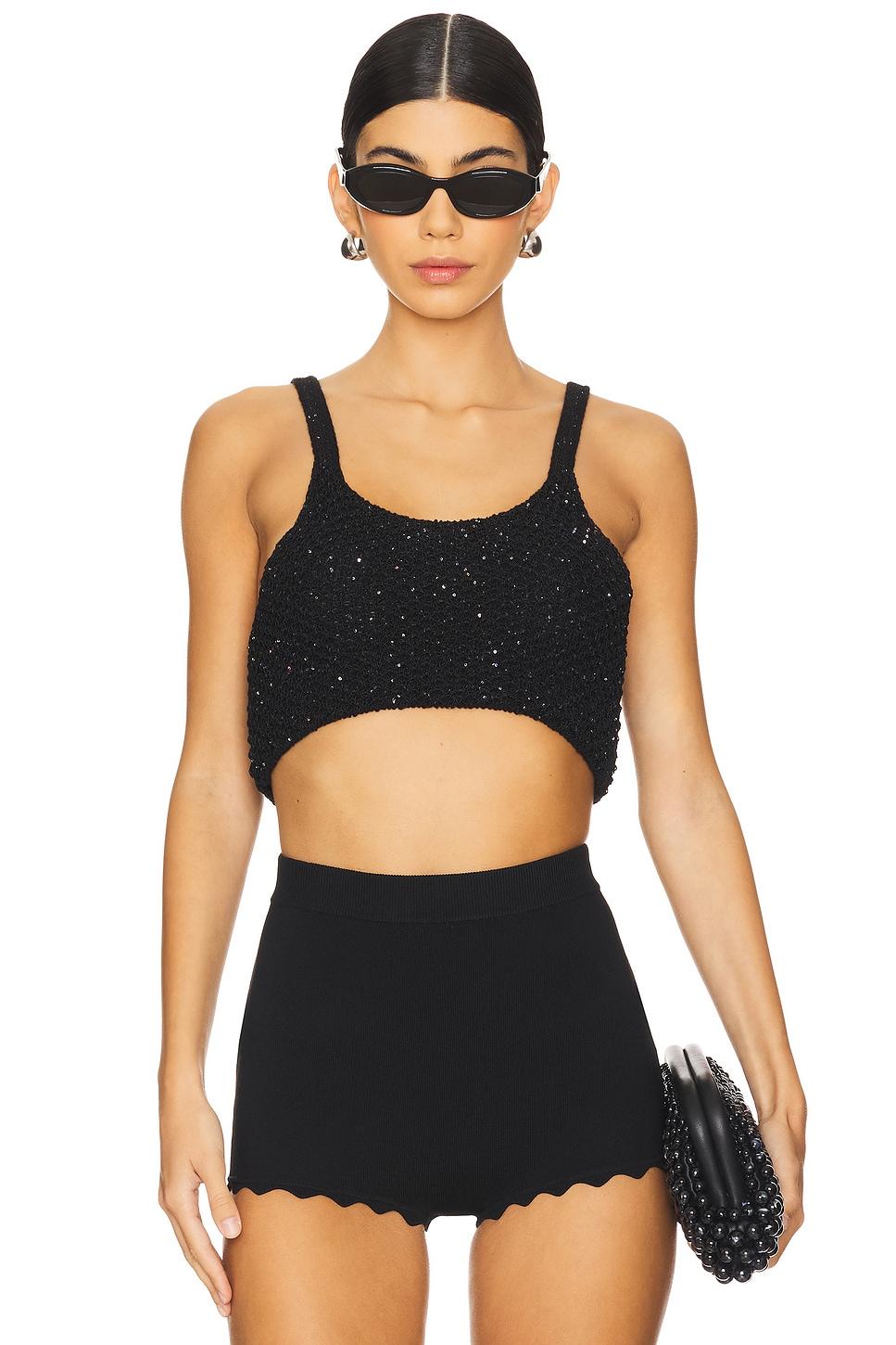 grace sequined crop