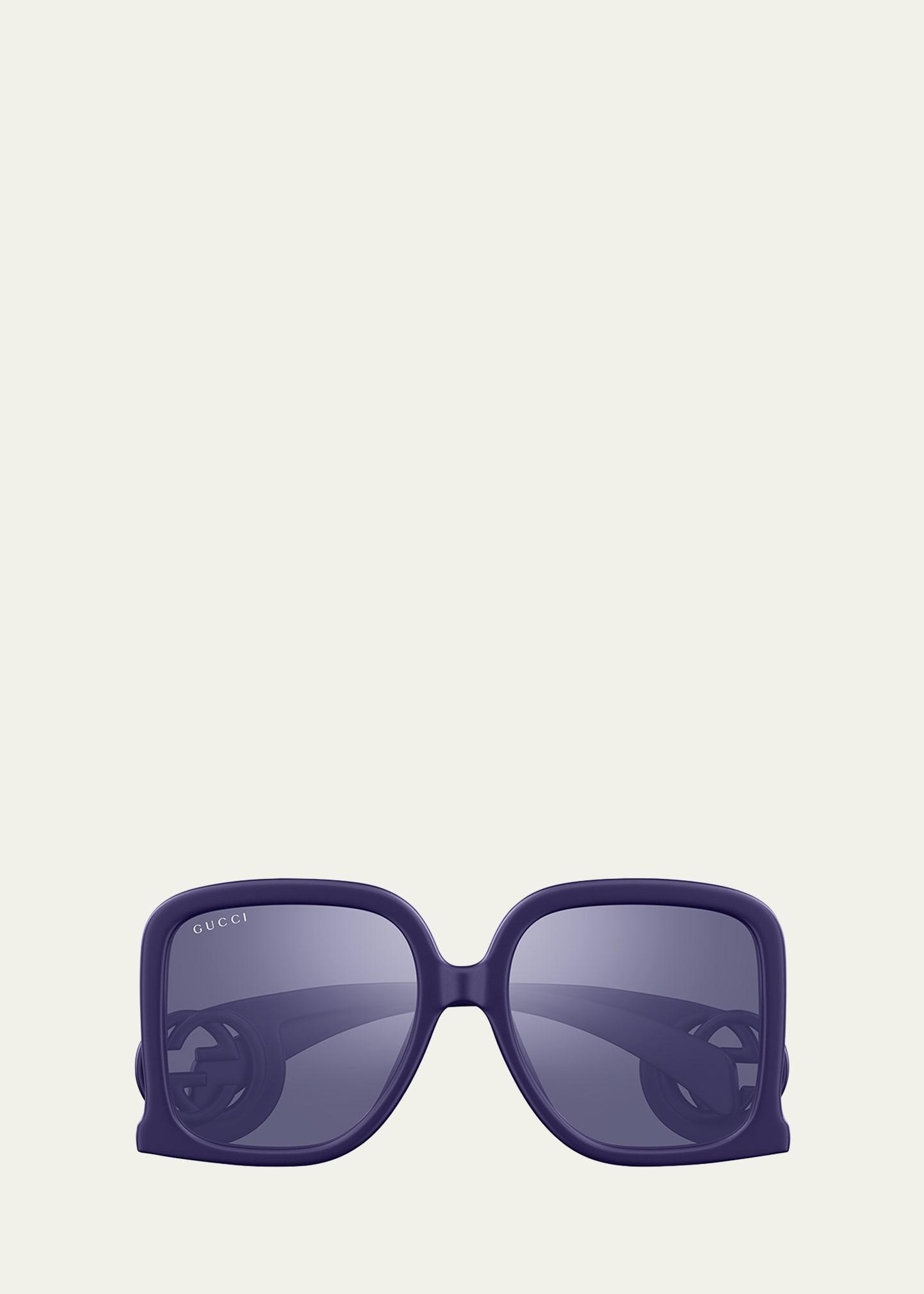 gradient gg1326s square plastic sunglasses