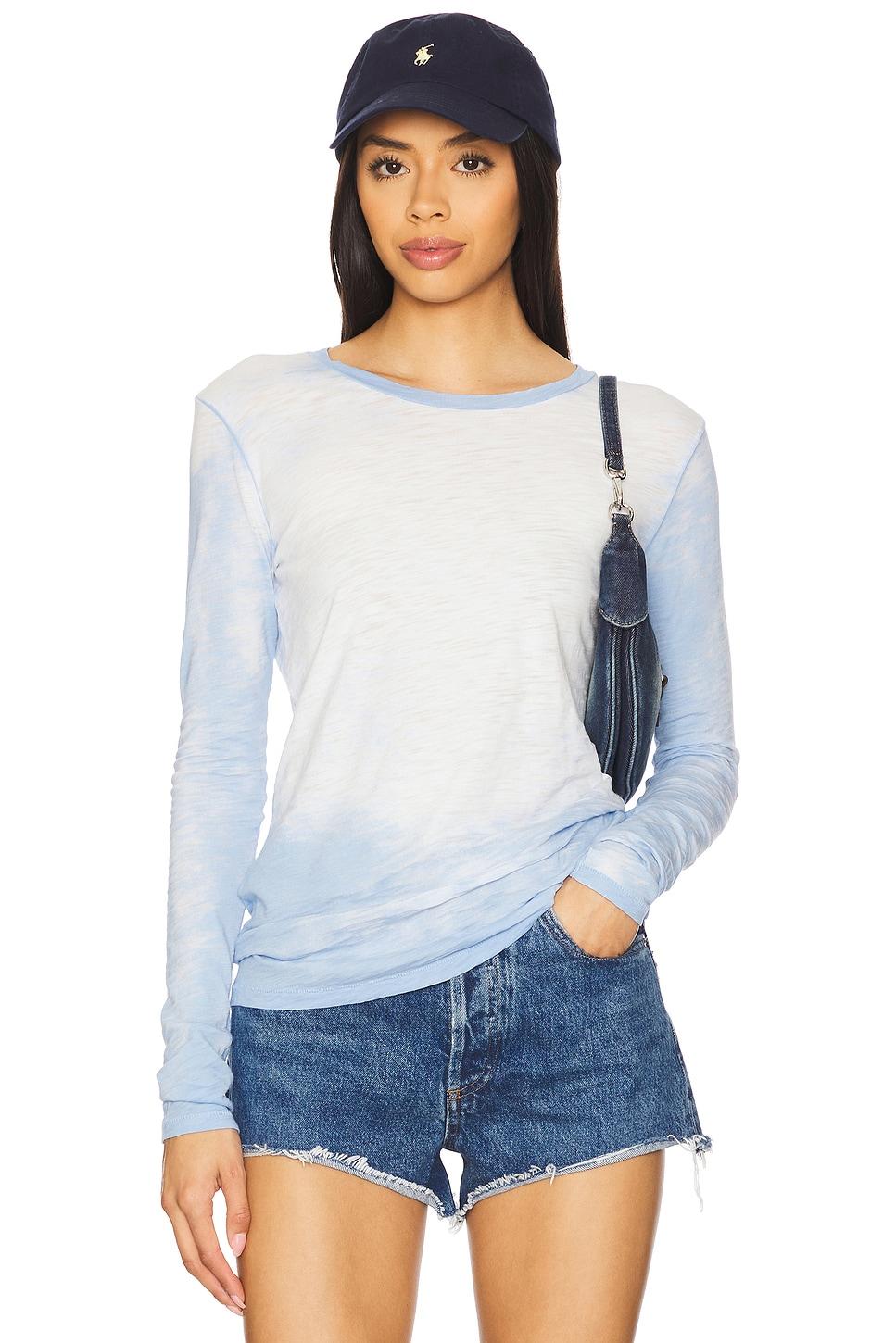 gradient long sleeve tee
